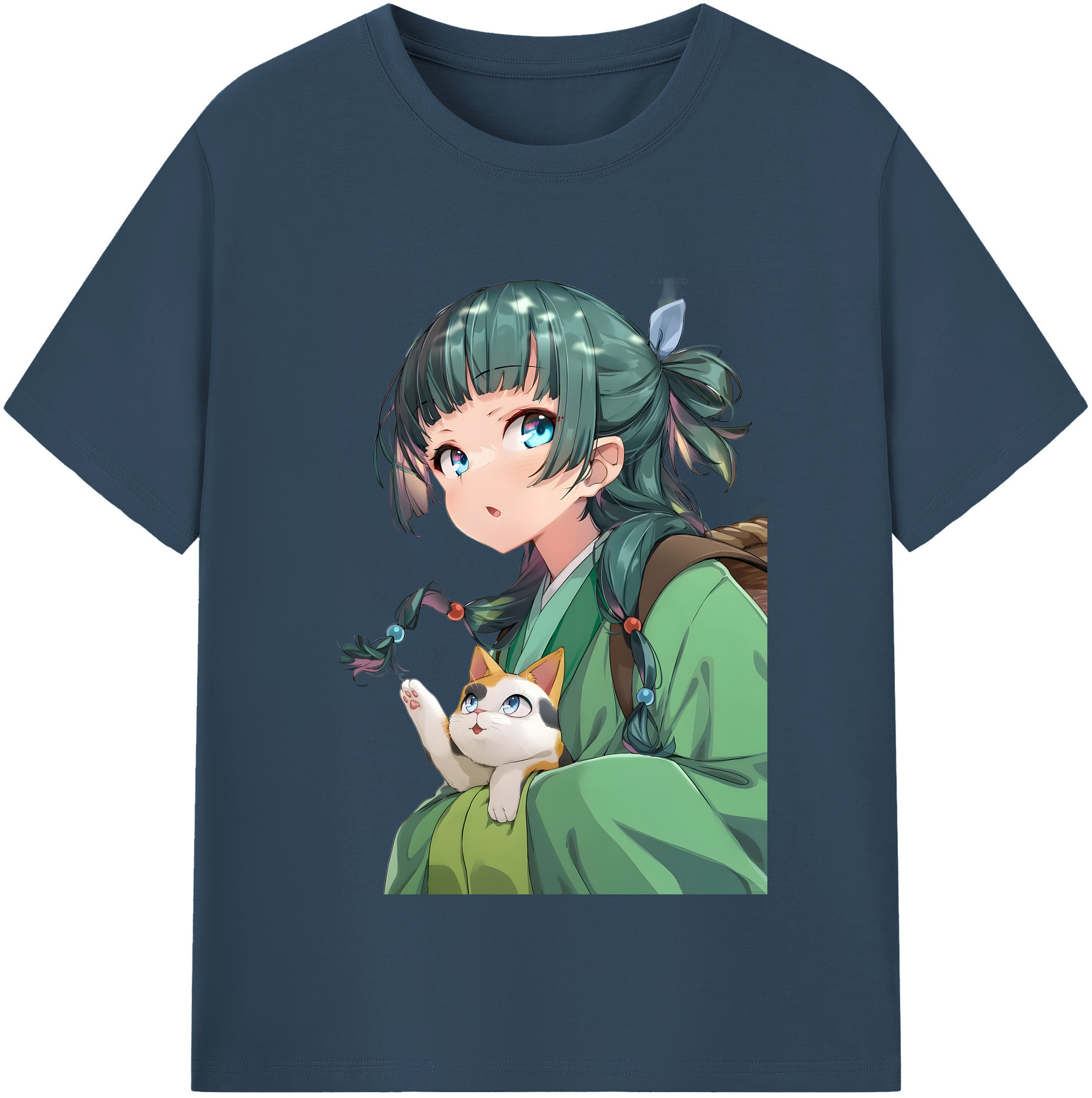 （画像用） 薬屋のひとりごと The Apothecary Diaries レディースカジュアルプリントTシャツ（綿100％）
