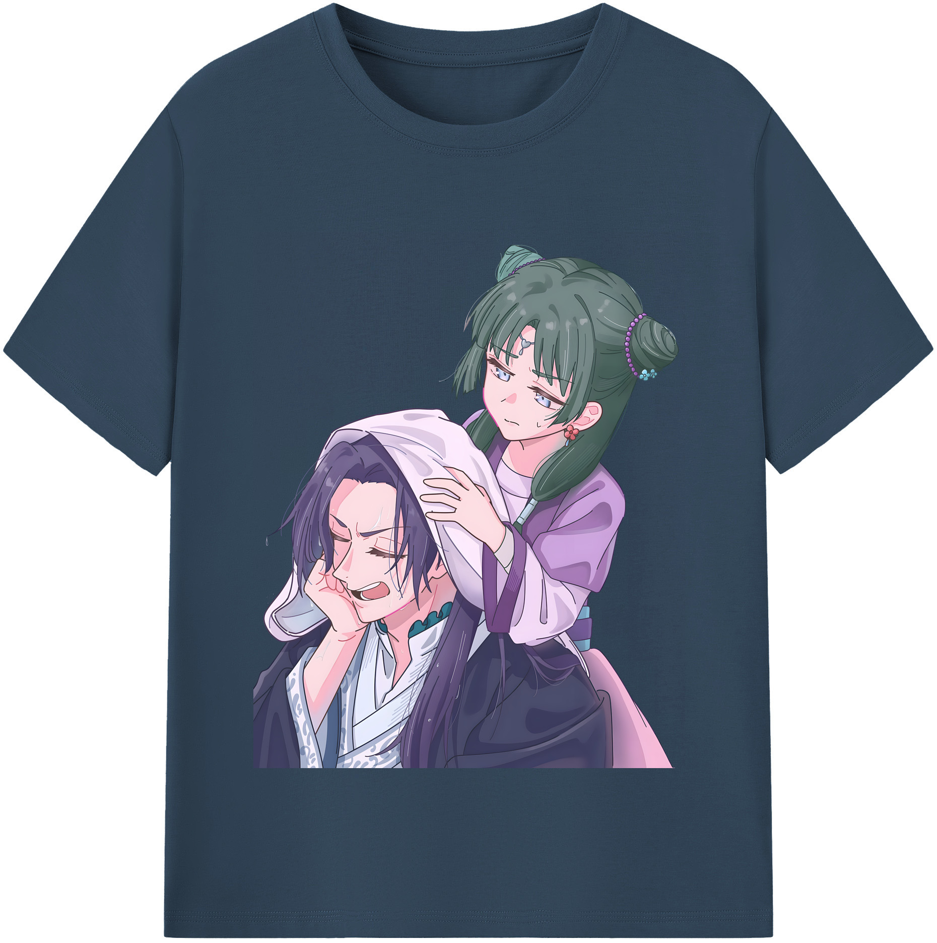 （画像用） 薬屋のひとりごと The Apothecary Diaries レディースカジュアルプリントTシャツ（綿100％）