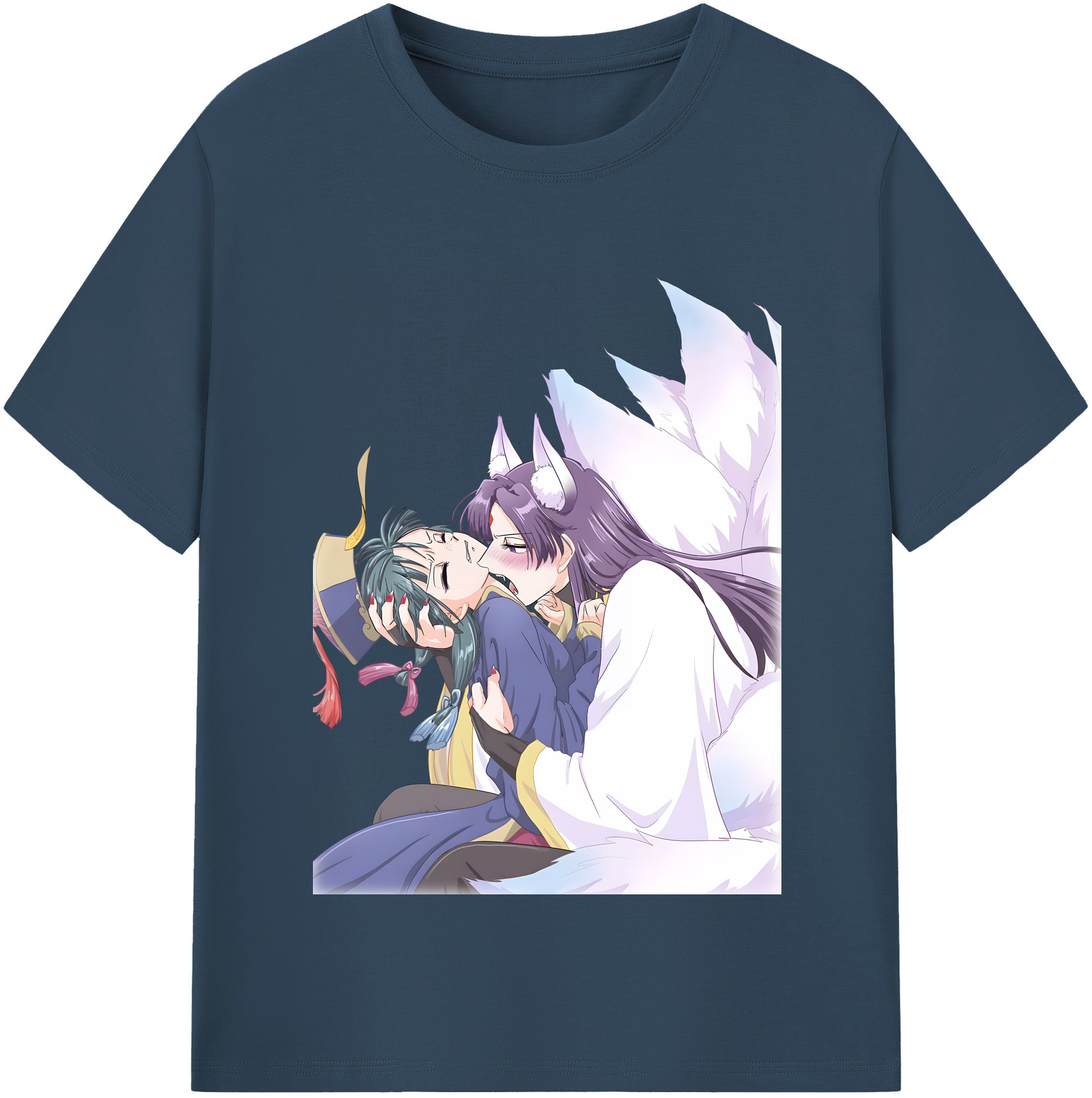 （画像用） 薬屋のひとりごと The Apothecary Diaries レディースカジュアルプリントTシャツ（綿100％）