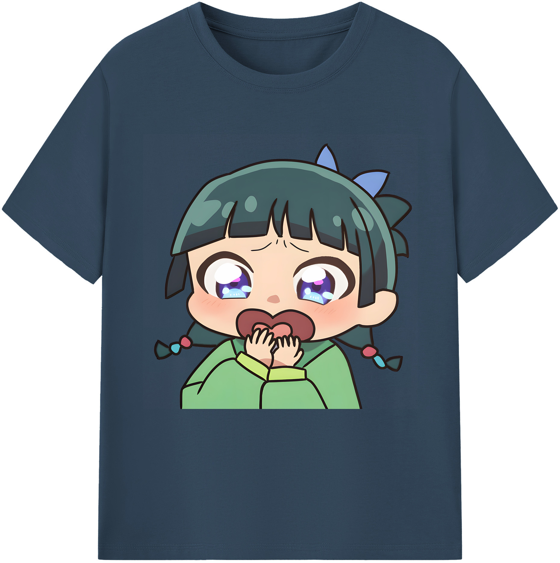 （画像用） 薬屋のひとりごと The Apothecary Diaries レディースカジュアルプリントTシャツ（綿100％）