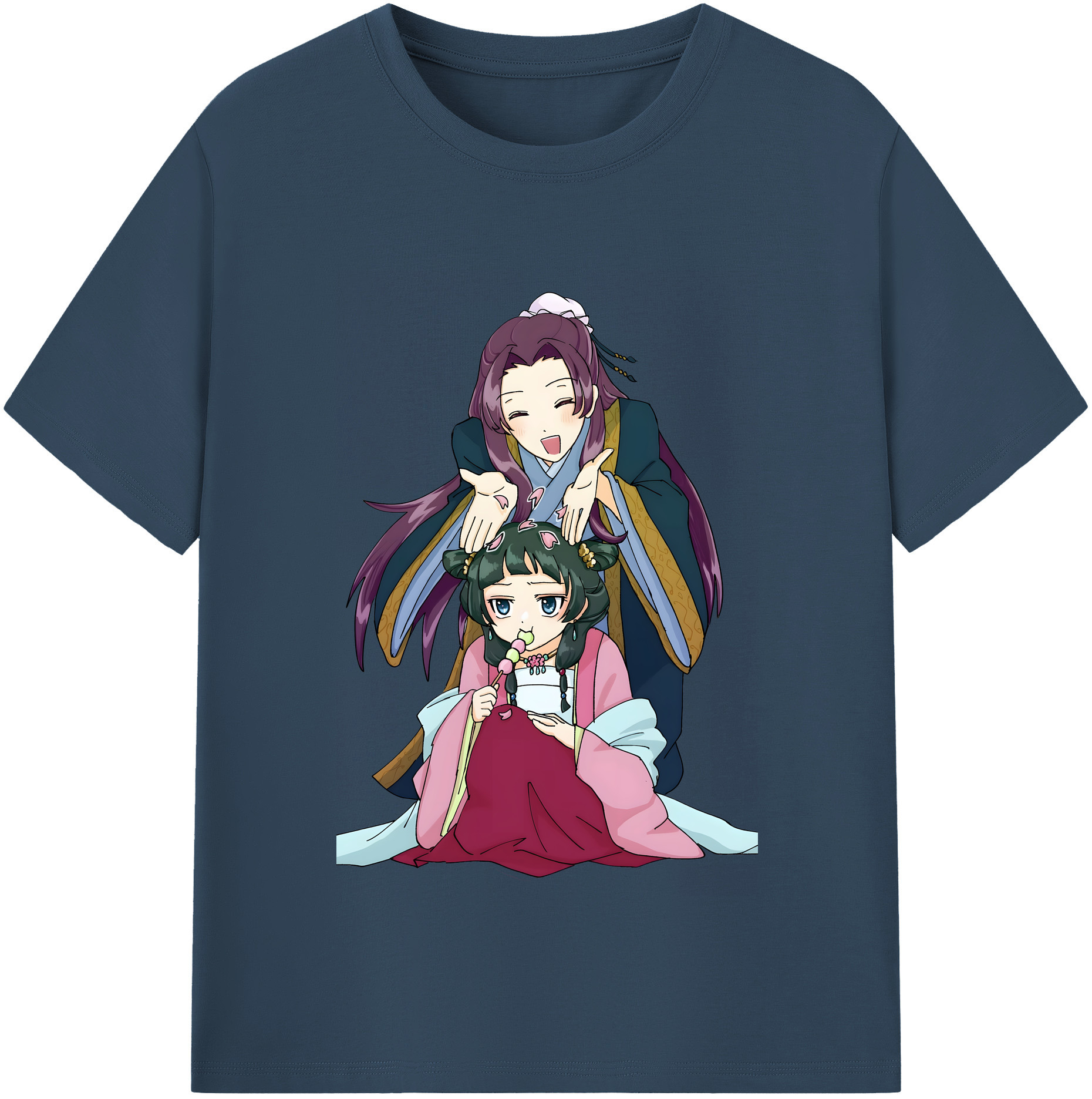 （画像用） 薬屋のひとりごと The Apothecary Diaries レディースカジュアルプリントTシャツ（綿100％）