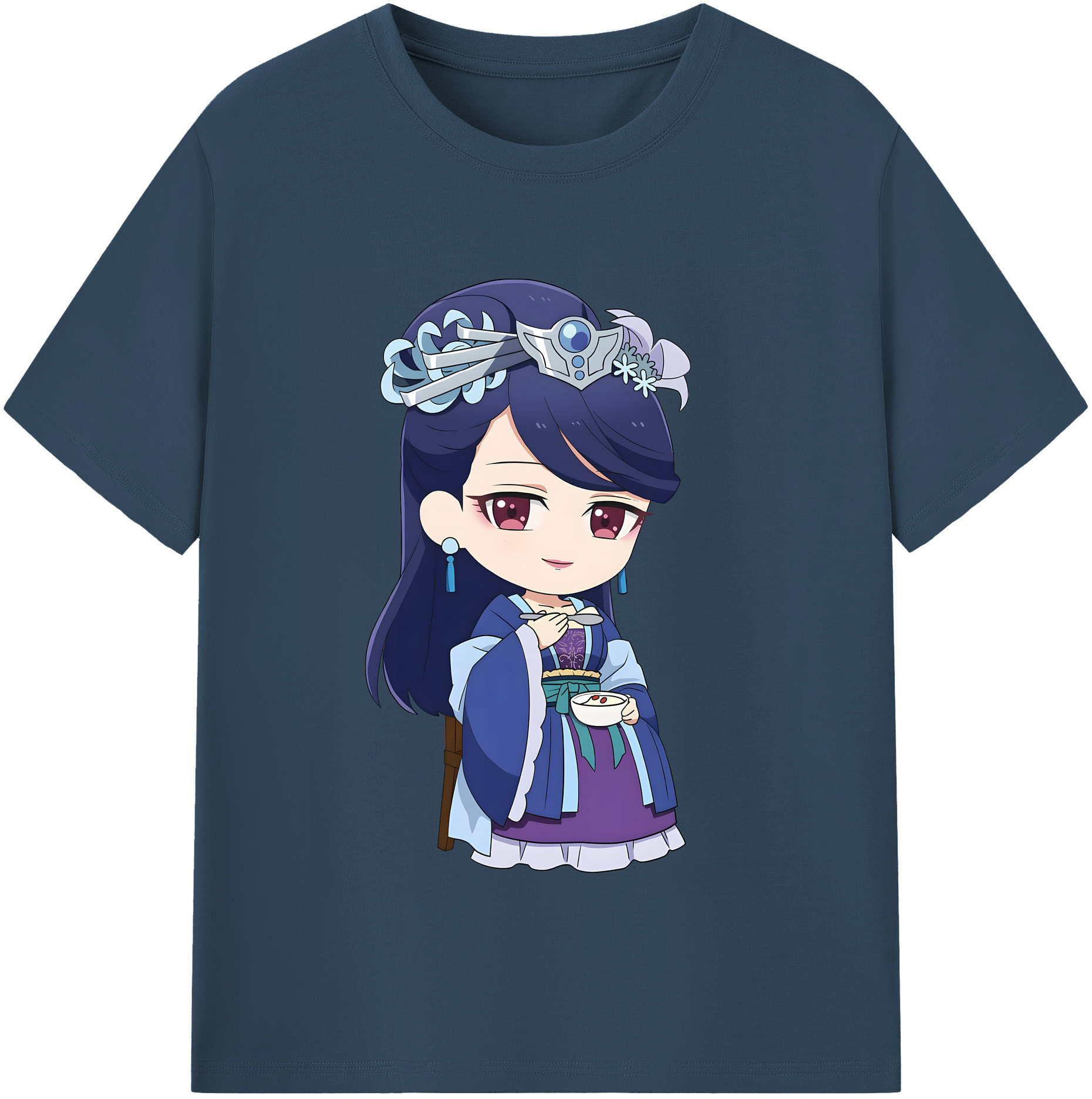（画像用） 薬屋のひとりごと The Apothecary Diaries レディースカジュアルプリントTシャツ（綿100％）