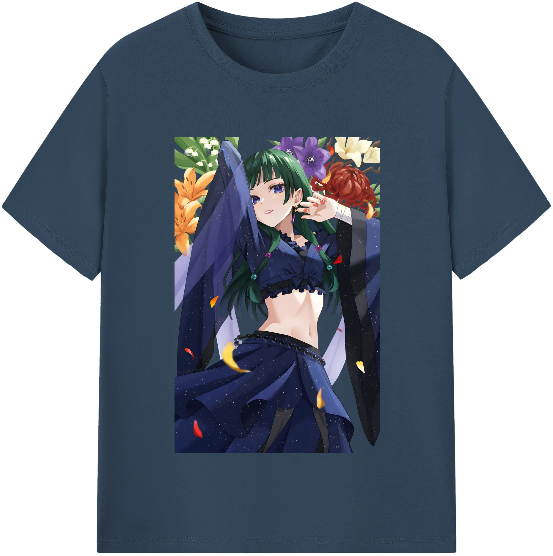 （画像用） 薬屋のひとりごと The Apothecary Diaries レディースカジュアルプリントTシャツ（綿100％）