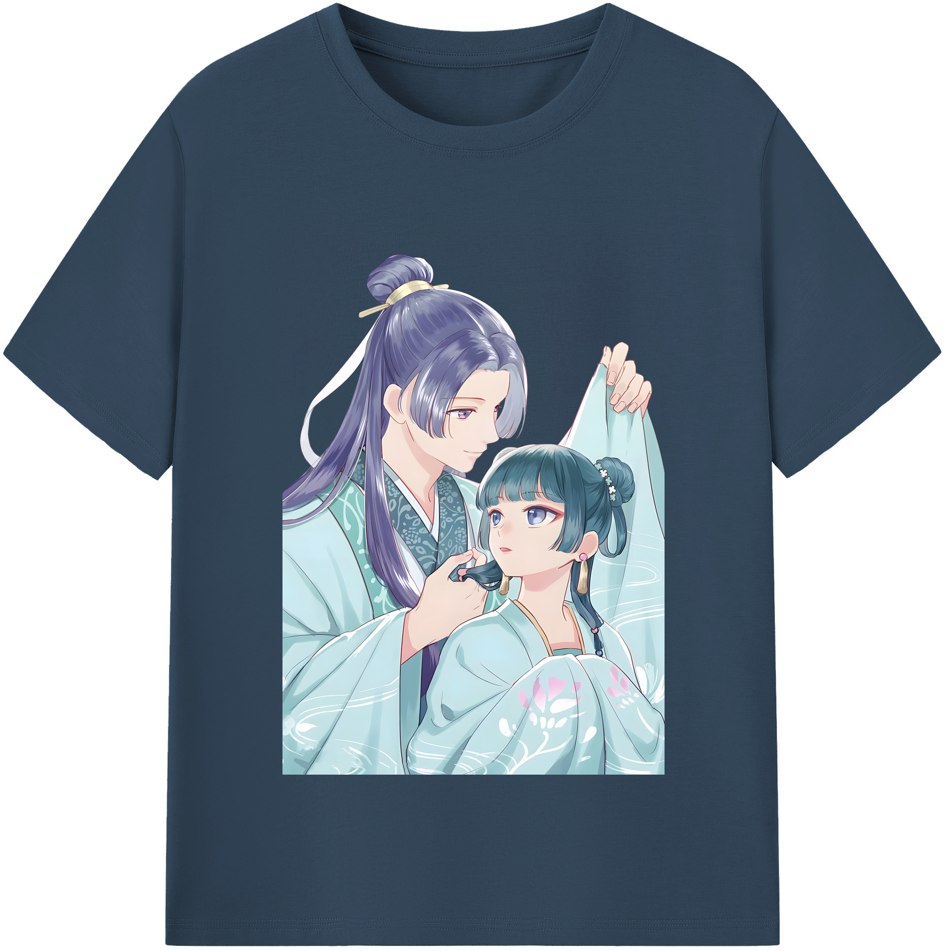 （画像用） 薬屋のひとりごと The Apothecary Diaries レディースカジュアルプリントTシャツ（綿100％）