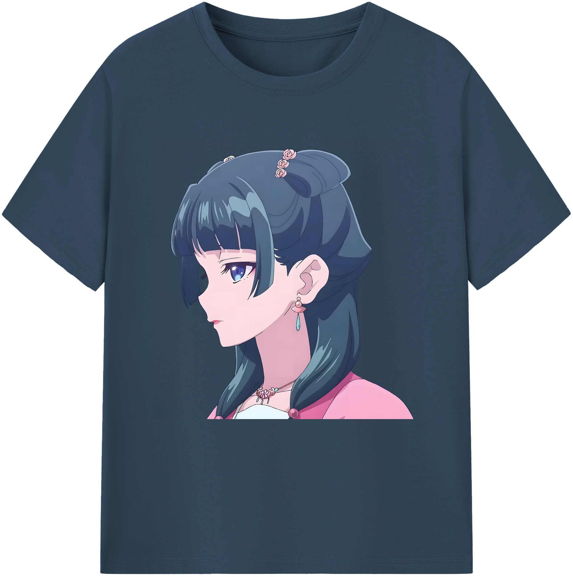 （画像用） 薬屋のひとりごと The Apothecary Diaries レディースカジュアルプリントTシャツ（綿100％）