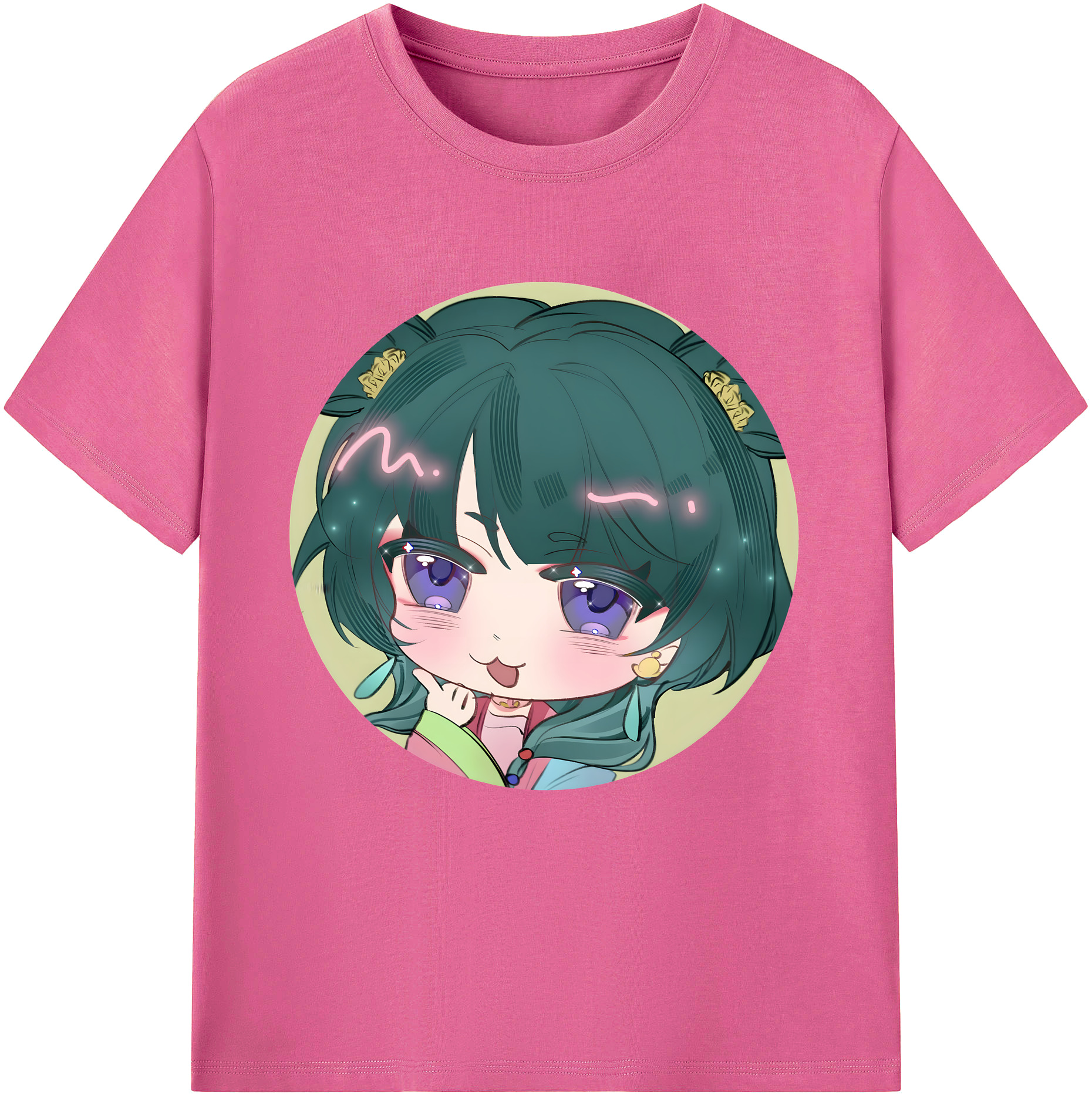 （画像用） 薬屋のひとりごと The Apothecary Diaries レディースカジュアルプリントTシャツ（綿100％）