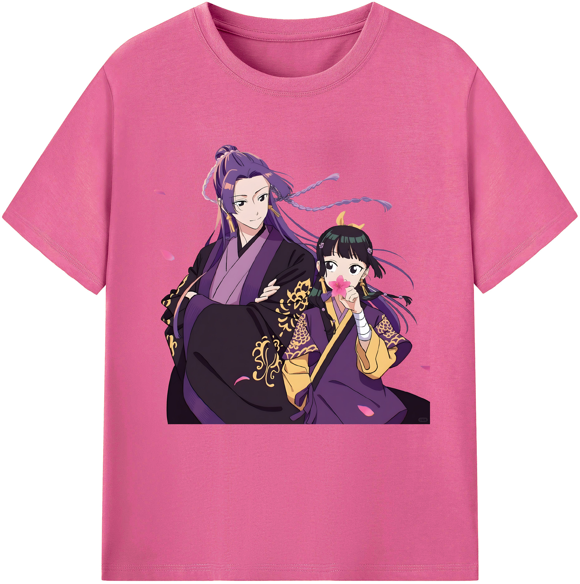（画像用） 薬屋のひとりごと The Apothecary Diaries レディースカジュアルプリントTシャツ（綿100％）