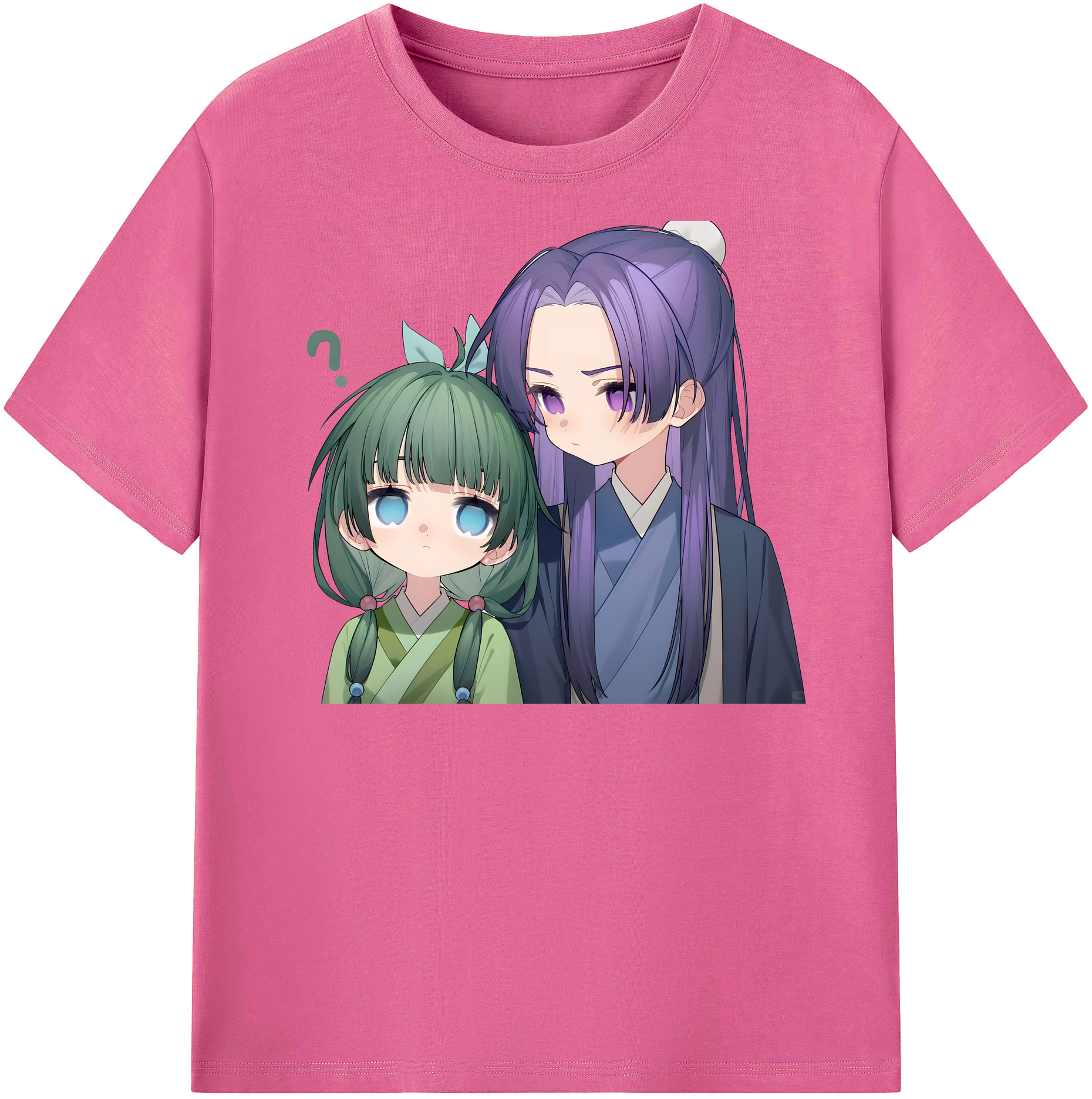 （画像用） 薬屋のひとりごと The Apothecary Diaries レディースカジュアルプリントTシャツ（綿100％）