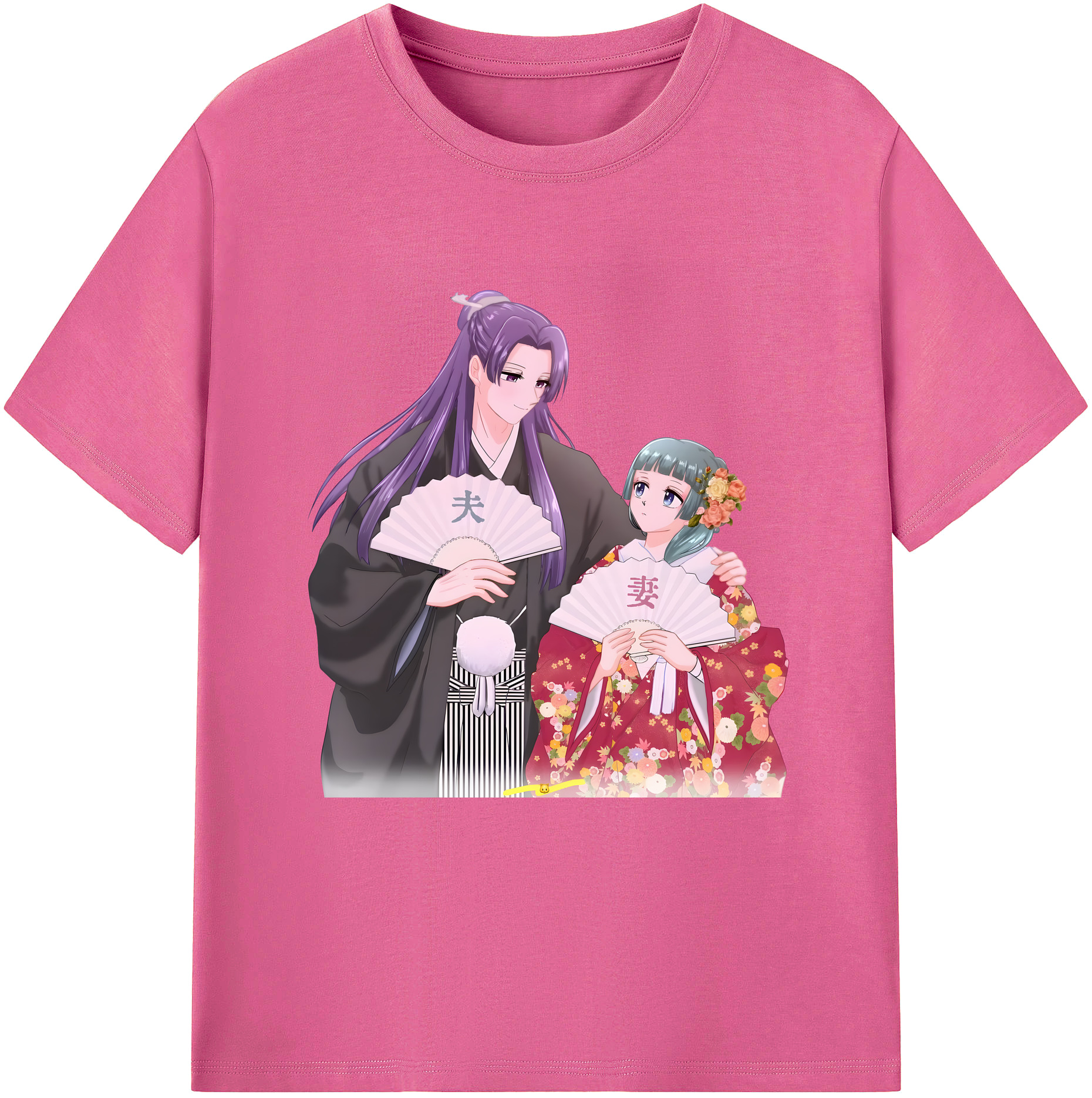 （画像用） 薬屋のひとりごと The Apothecary Diaries レディースカジュアルプリントTシャツ（綿100％）