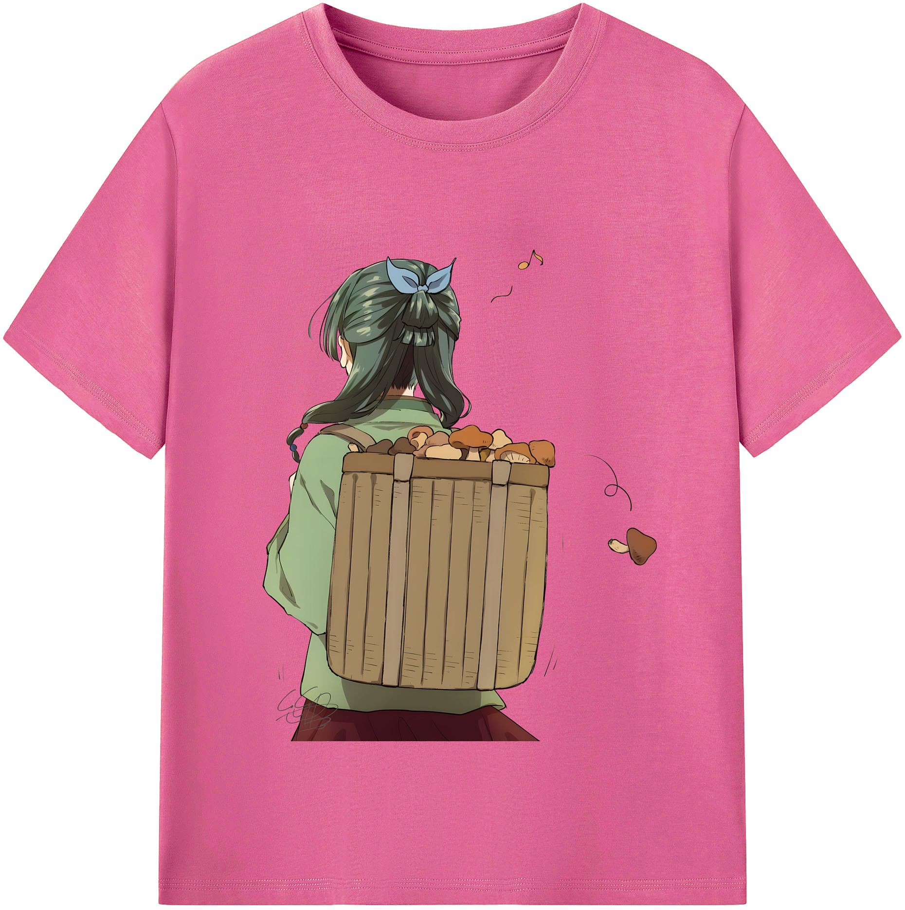 （画像用） 薬屋のひとりごと The Apothecary Diaries レディースカジュアルプリントTシャツ（綿100％）