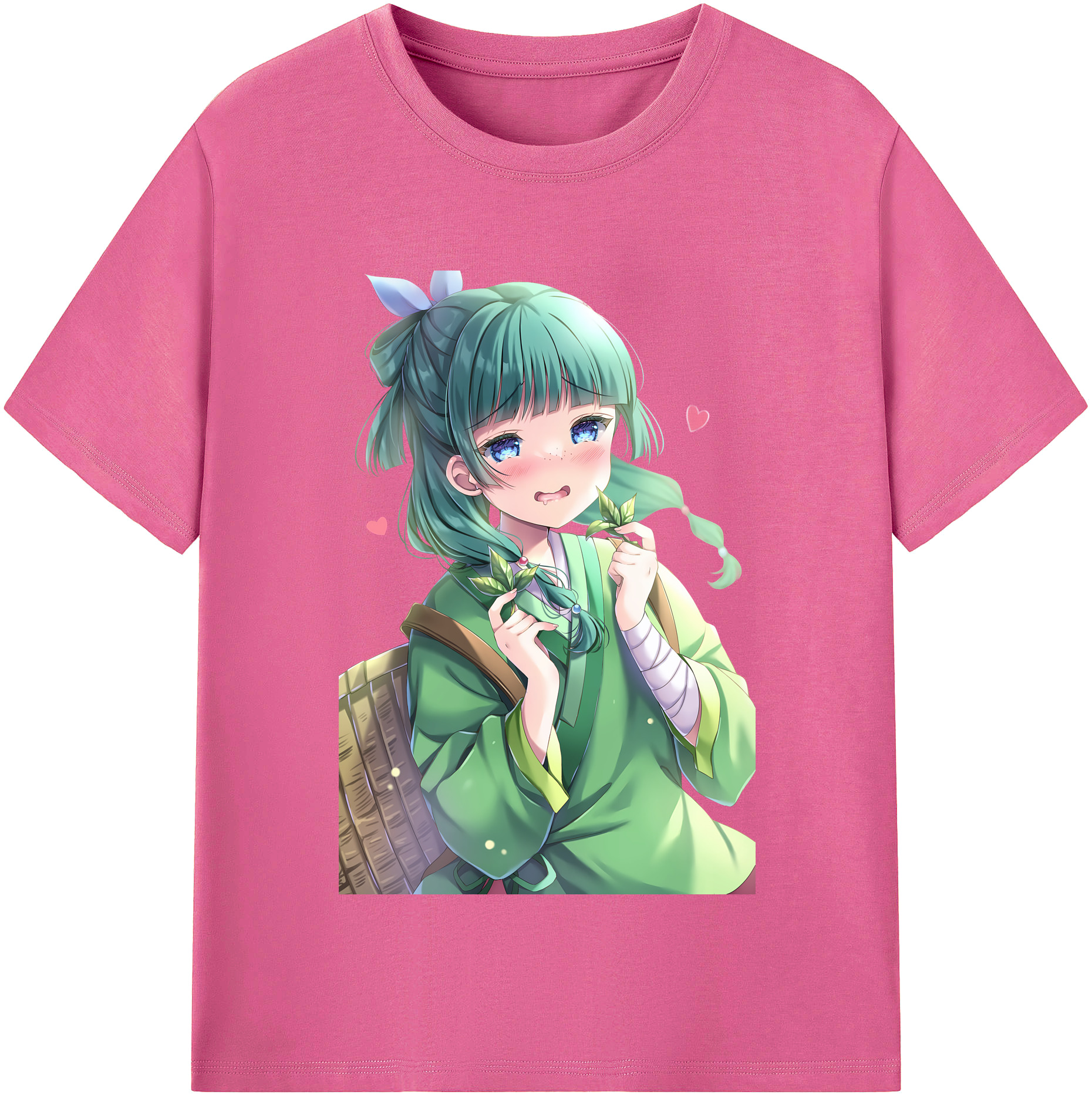 （画像用） 薬屋のひとりごと The Apothecary Diaries レディースカジュアルプリントTシャツ（綿100％）