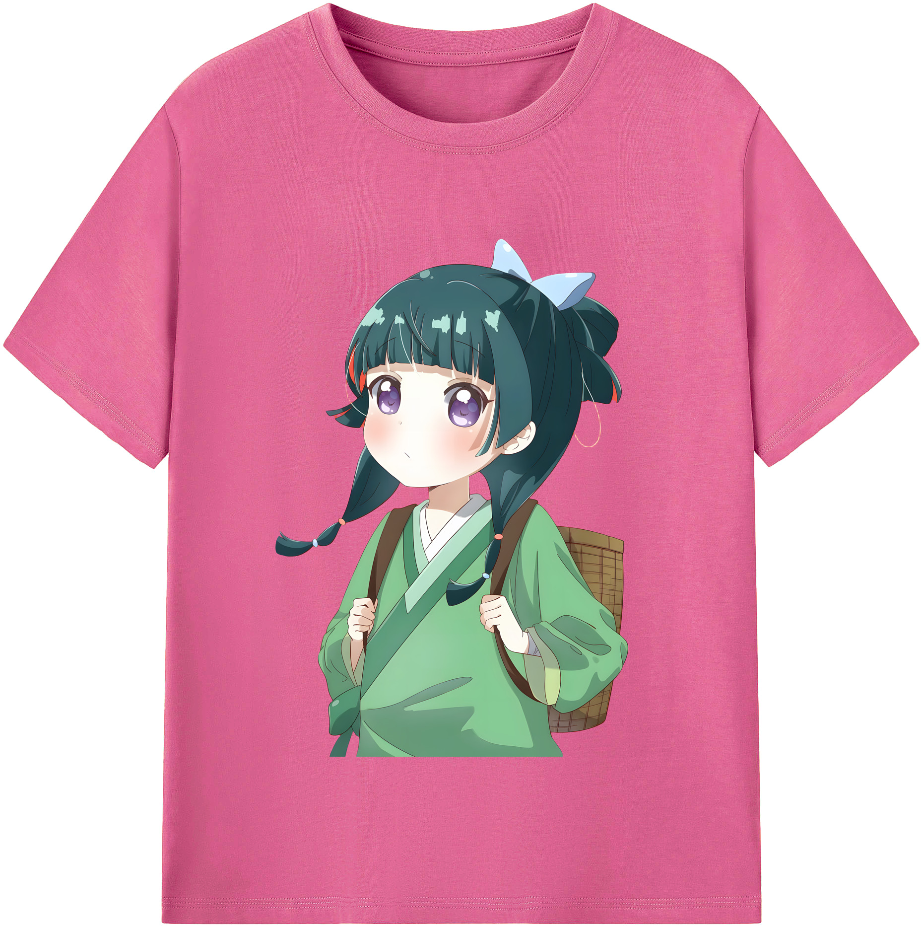 （画像用） 薬屋のひとりごと The Apothecary Diaries レディースカジュアルプリントTシャツ（綿100％）
