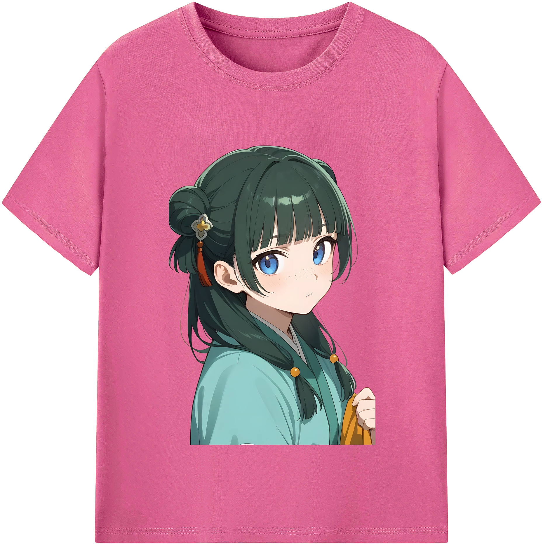 （画像用） 薬屋のひとりごと The Apothecary Diaries レディースカジュアルプリントTシャツ（綿100％）
