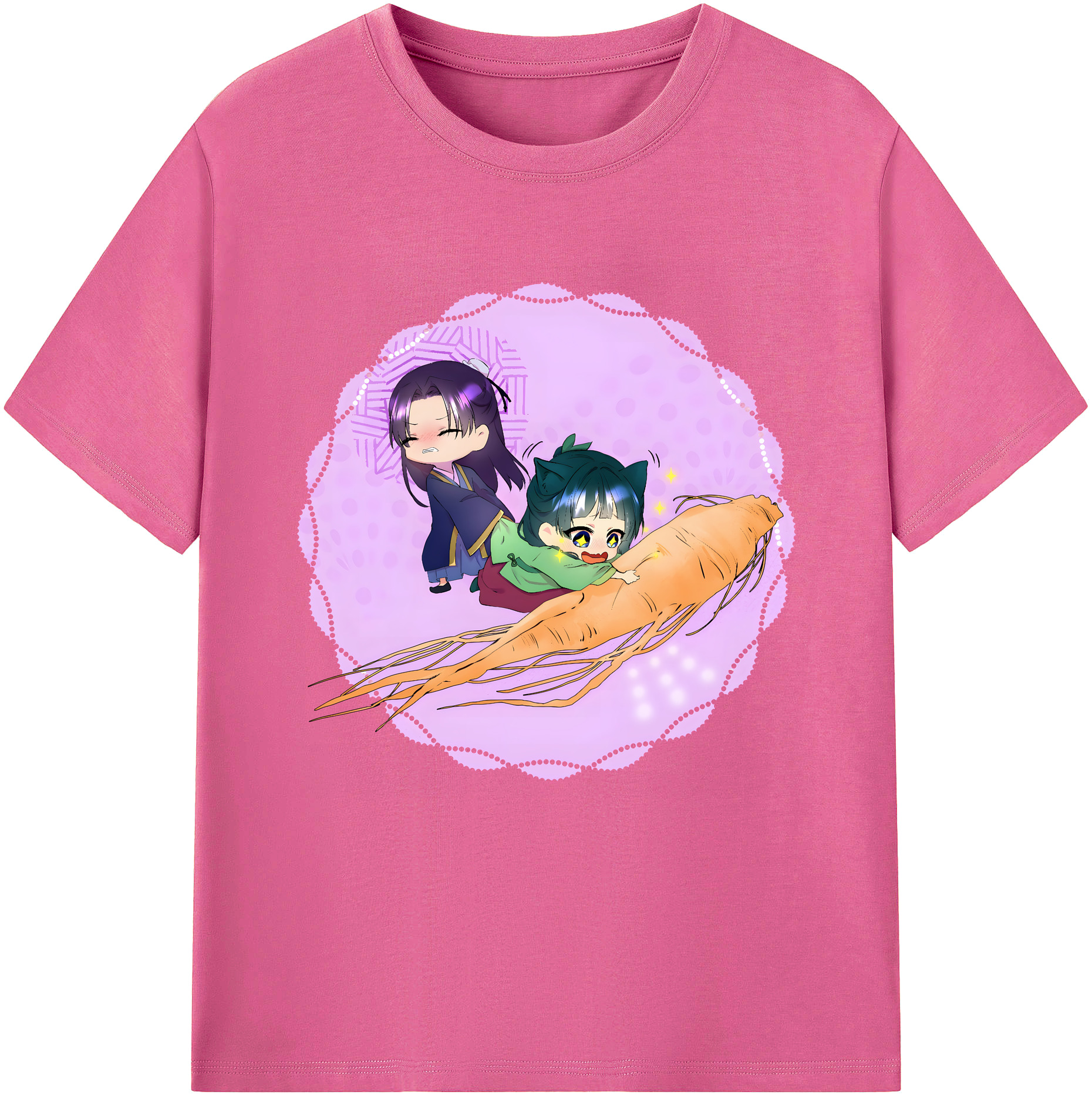（画像用） 薬屋のひとりごと The Apothecary Diaries レディースカジュアルプリントTシャツ（綿100％）