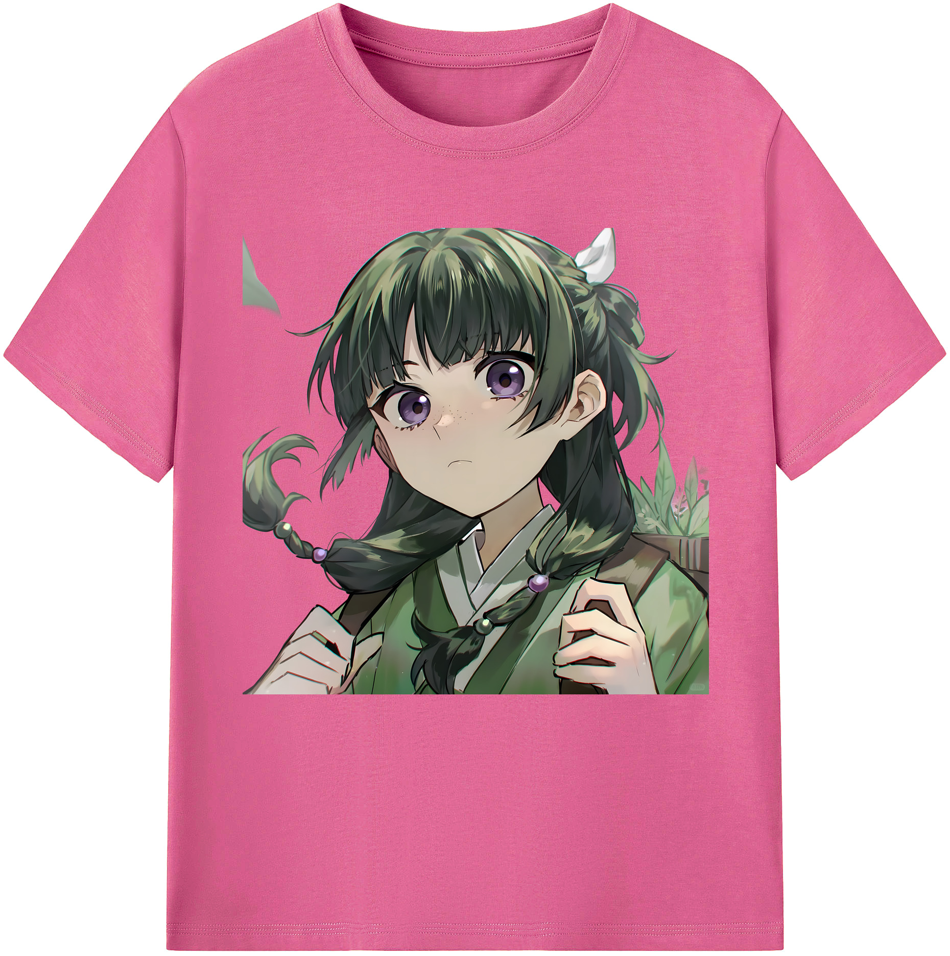 （画像用） 薬屋のひとりごと The Apothecary Diaries レディースカジュアルプリントTシャツ（綿100％）