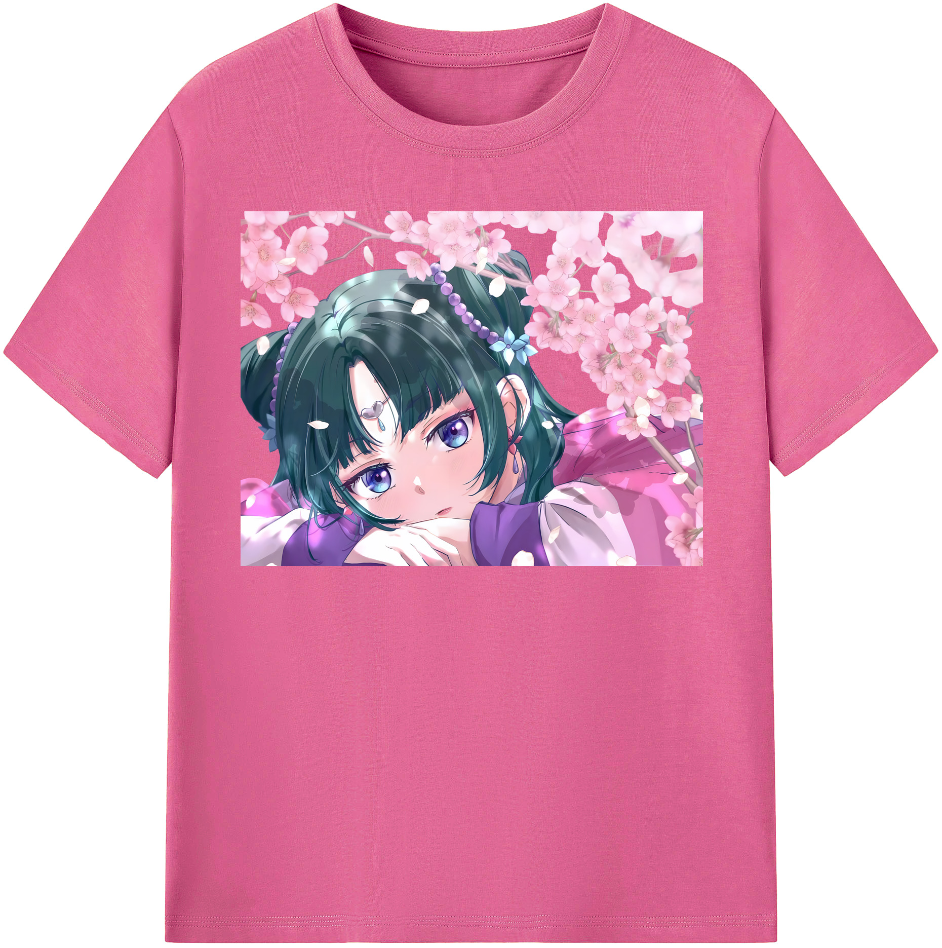 （画像用） 薬屋のひとりごと The Apothecary Diaries レディースカジュアルプリントTシャツ（綿100％）