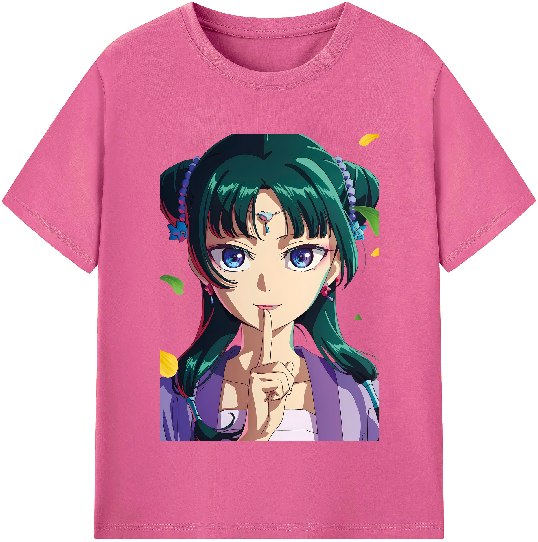 （画像用） 薬屋のひとりごと The Apothecary Diaries レディースカジュアルプリントTシャツ（綿100％）