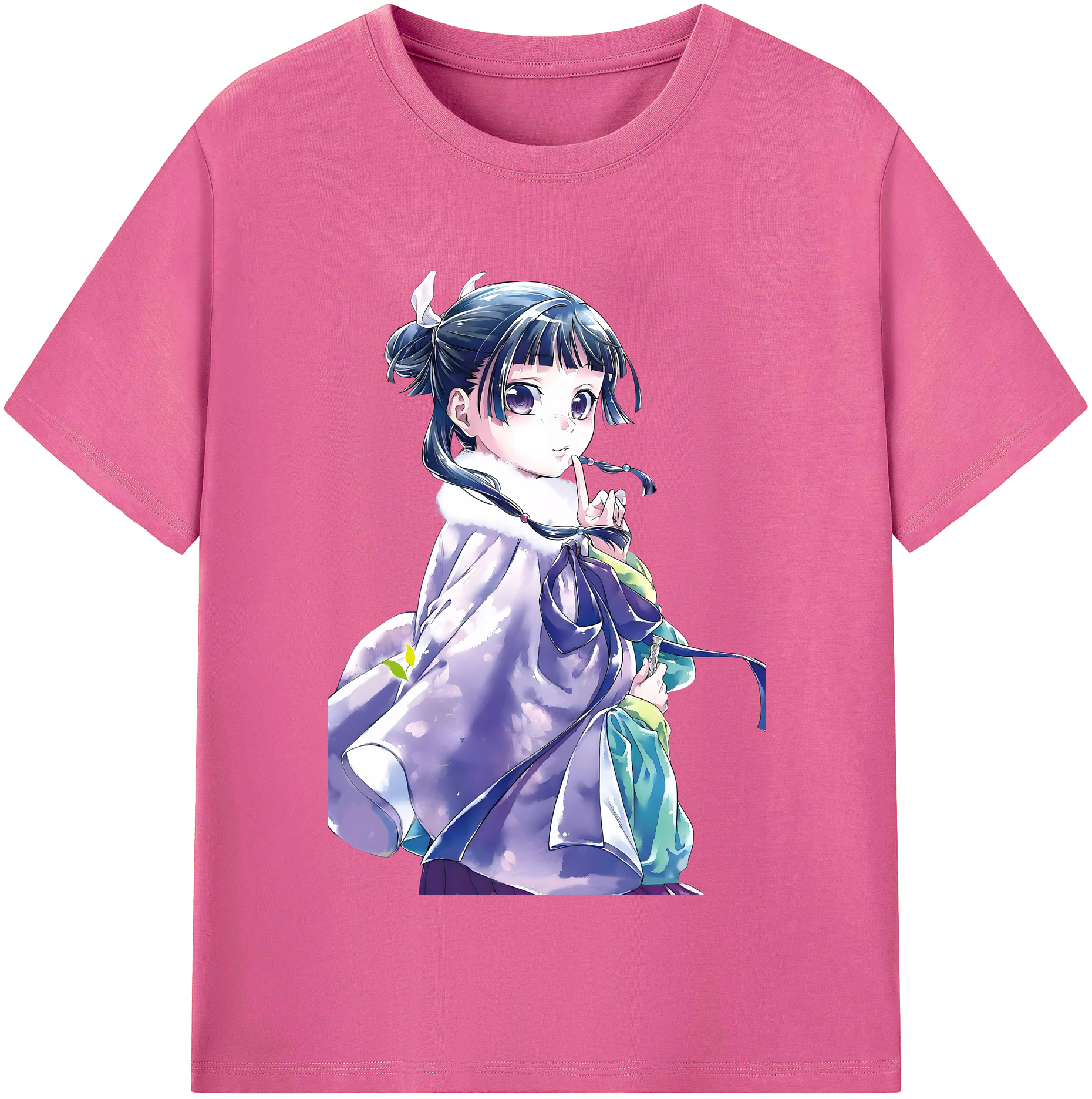 （画像用） 薬屋のひとりごと The Apothecary Diaries レディースカジュアルプリントTシャツ（綿100％）