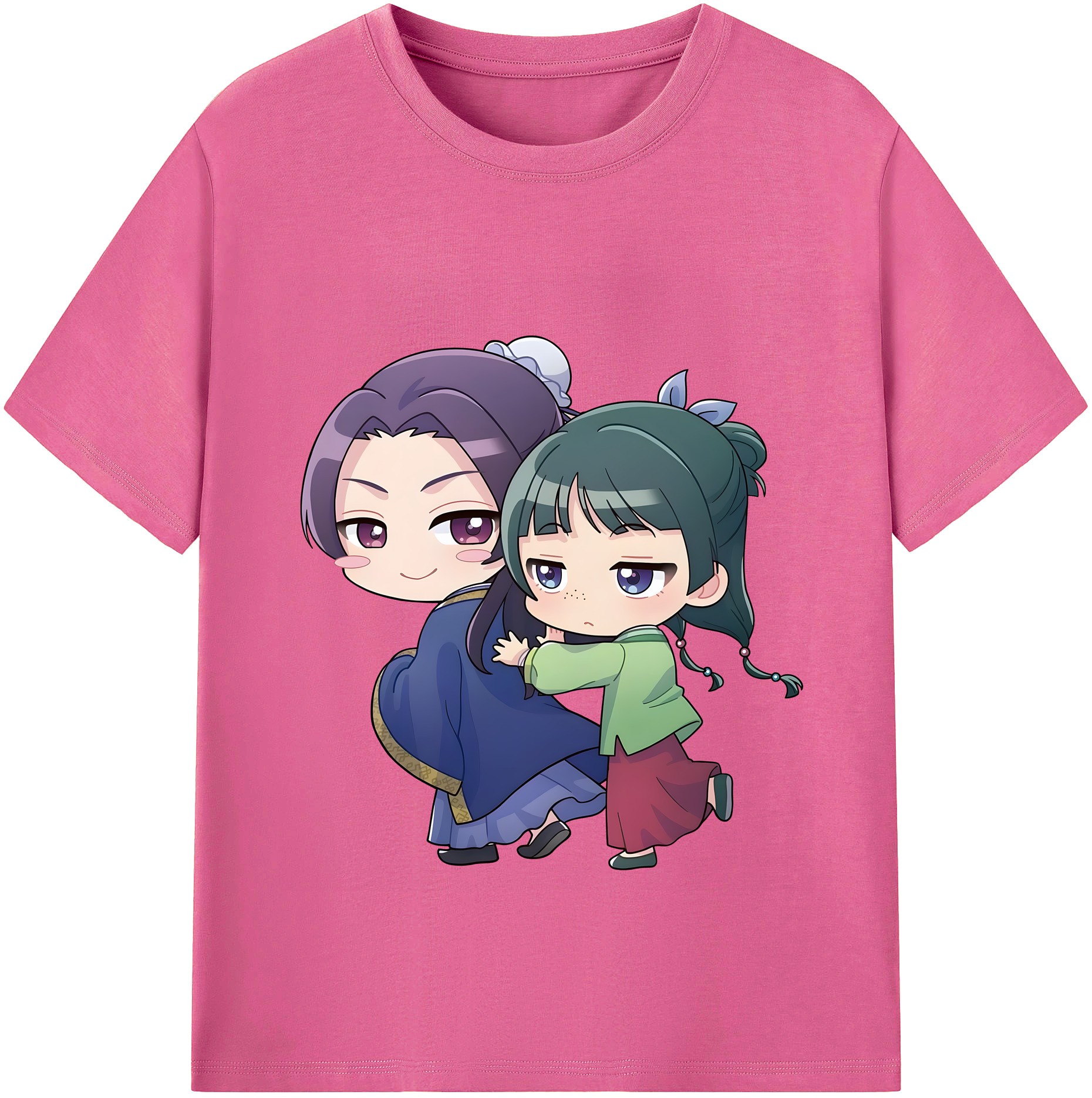 （画像用） 薬屋のひとりごと The Apothecary Diaries レディースカジュアルプリントTシャツ（綿100％）