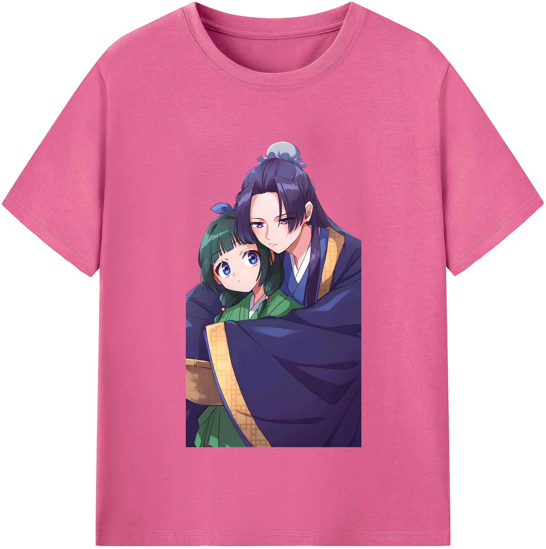 （画像用） 薬屋のひとりごと The Apothecary Diaries レディースカジュアルプリントTシャツ（綿100％）