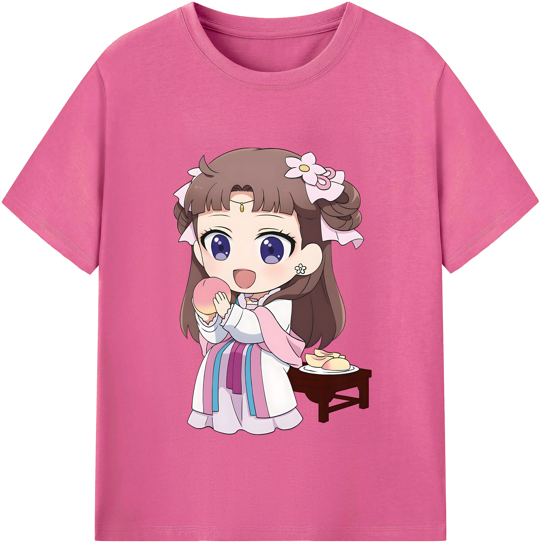 （画像用） 薬屋のひとりごと The Apothecary Diaries レディースカジュアルプリントTシャツ（綿100％）