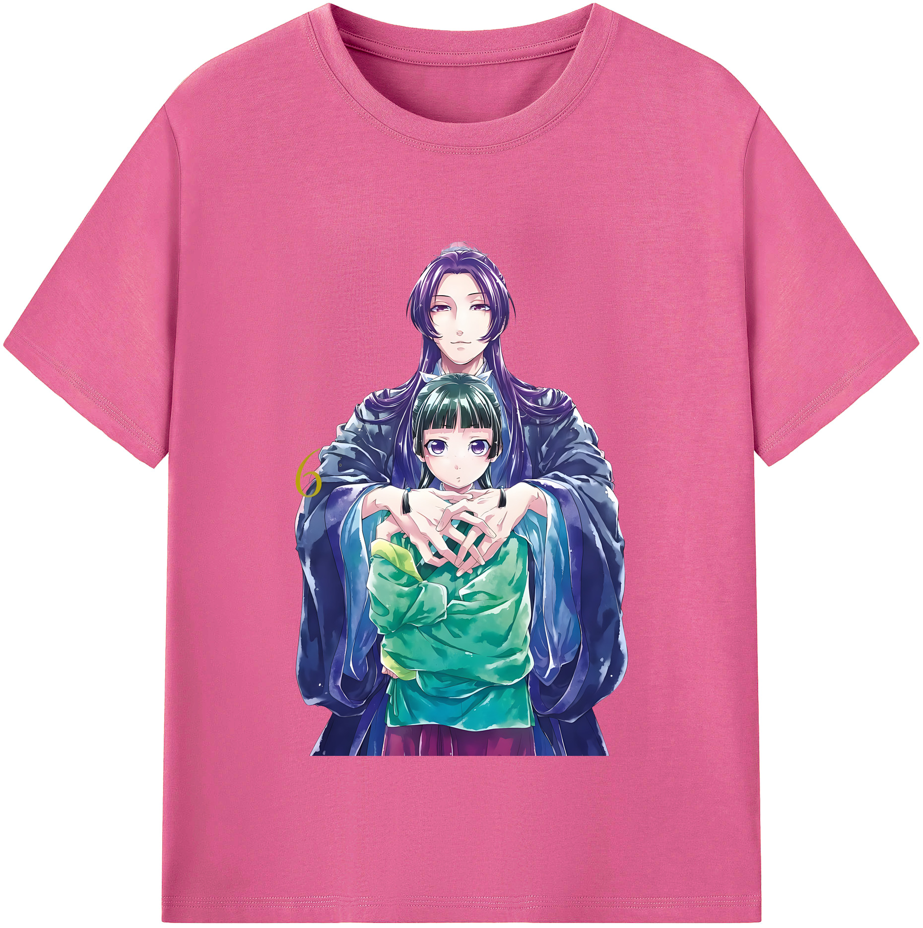 （画像用） 薬屋のひとりごと The Apothecary Diaries レディースカジュアルプリントTシャツ（綿100％）