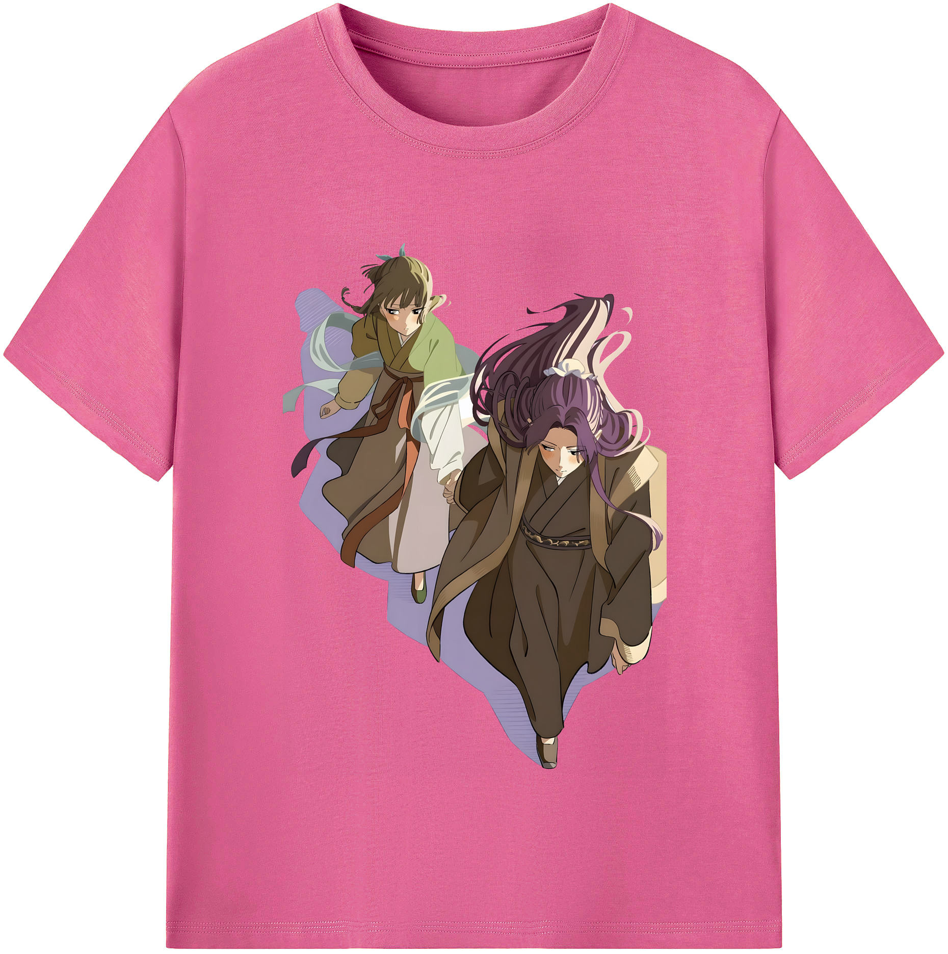 （画像用） 薬屋のひとりごと The Apothecary Diaries レディースカジュアルプリントTシャツ（綿100％）
