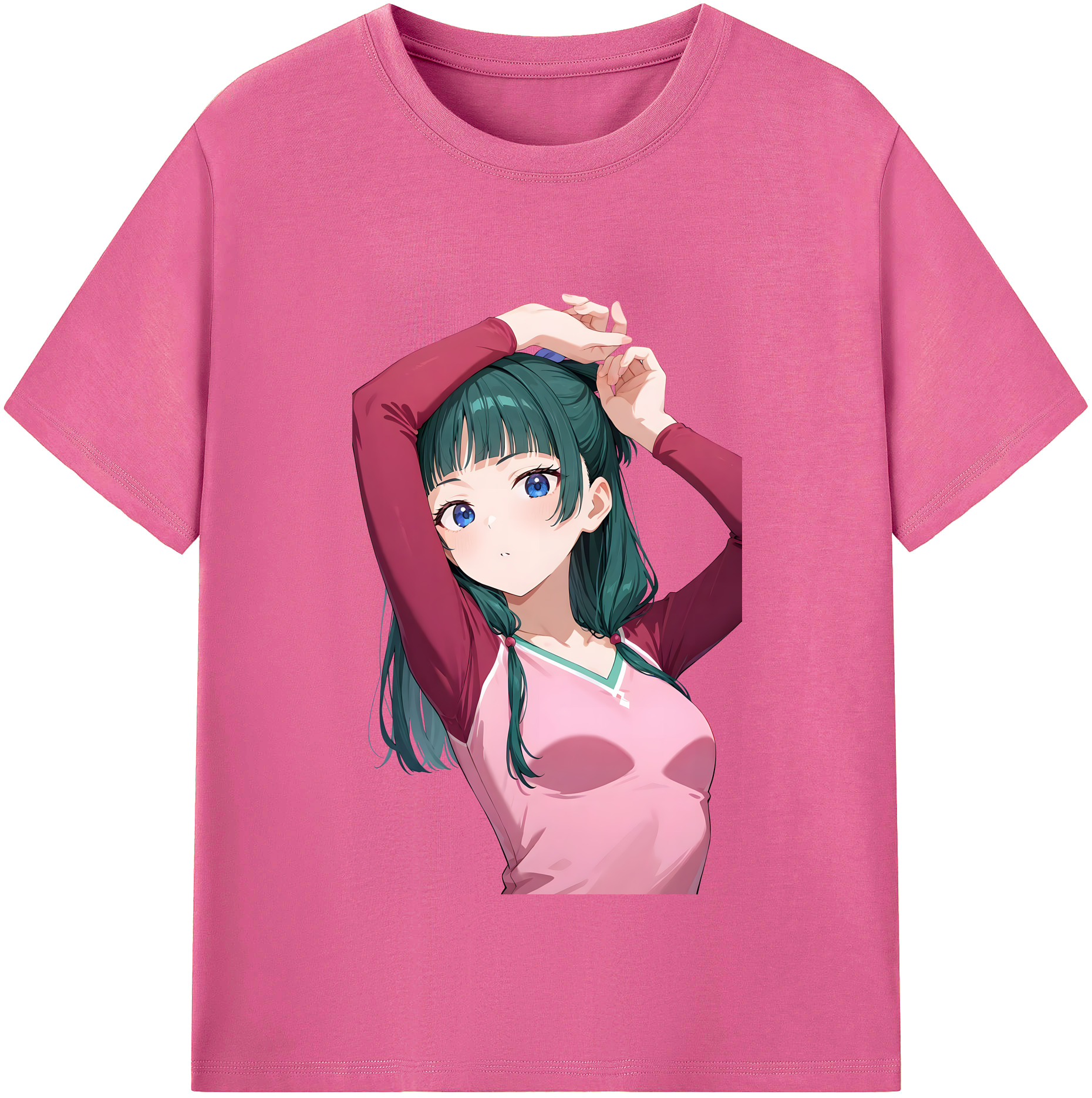 （画像用） 薬屋のひとりごと The Apothecary Diaries レディースカジュアルプリントTシャツ（綿100％）
