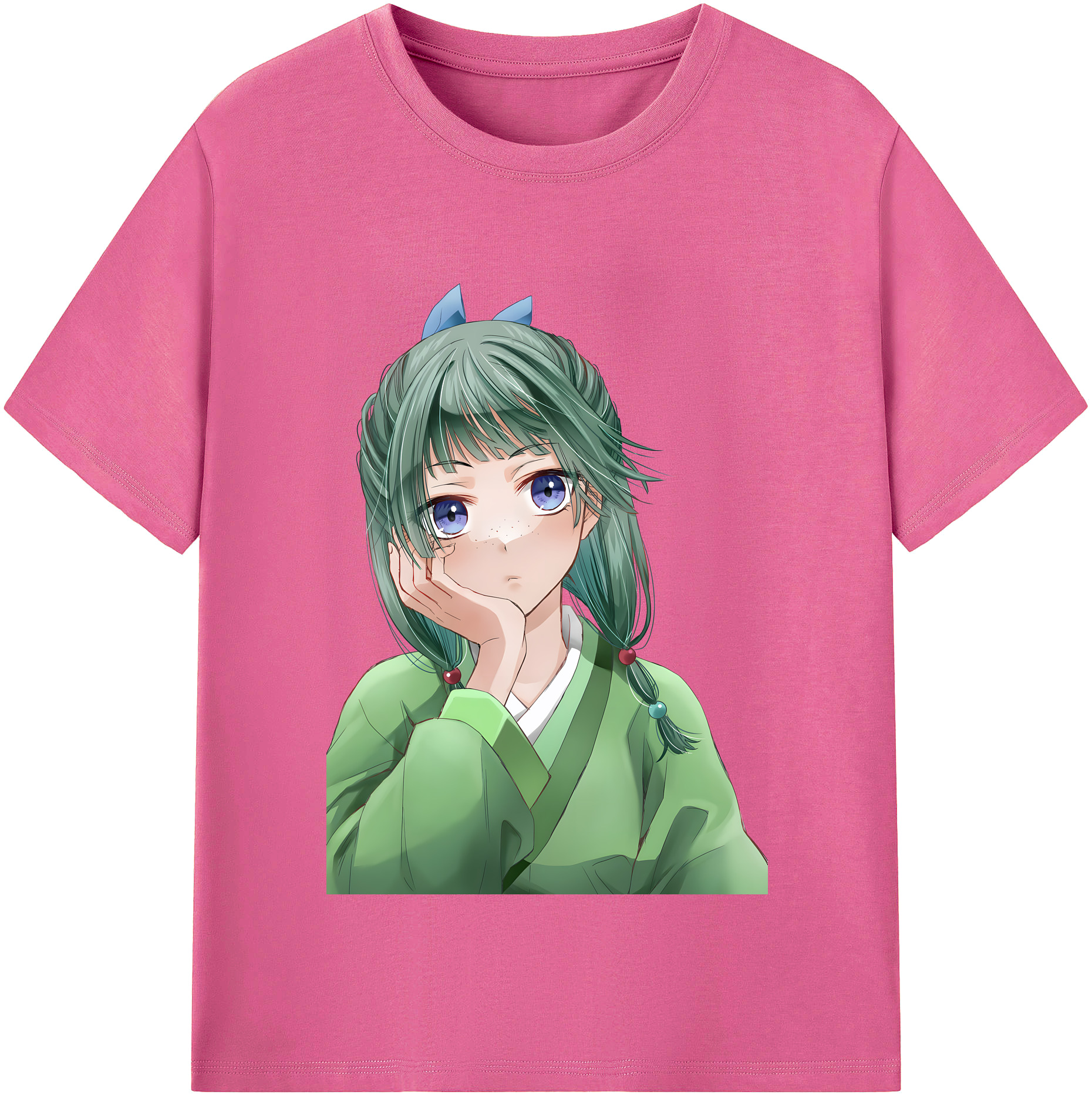 （画像用） 薬屋のひとりごと The Apothecary Diaries レディースカジュアルプリントTシャツ（綿100％）