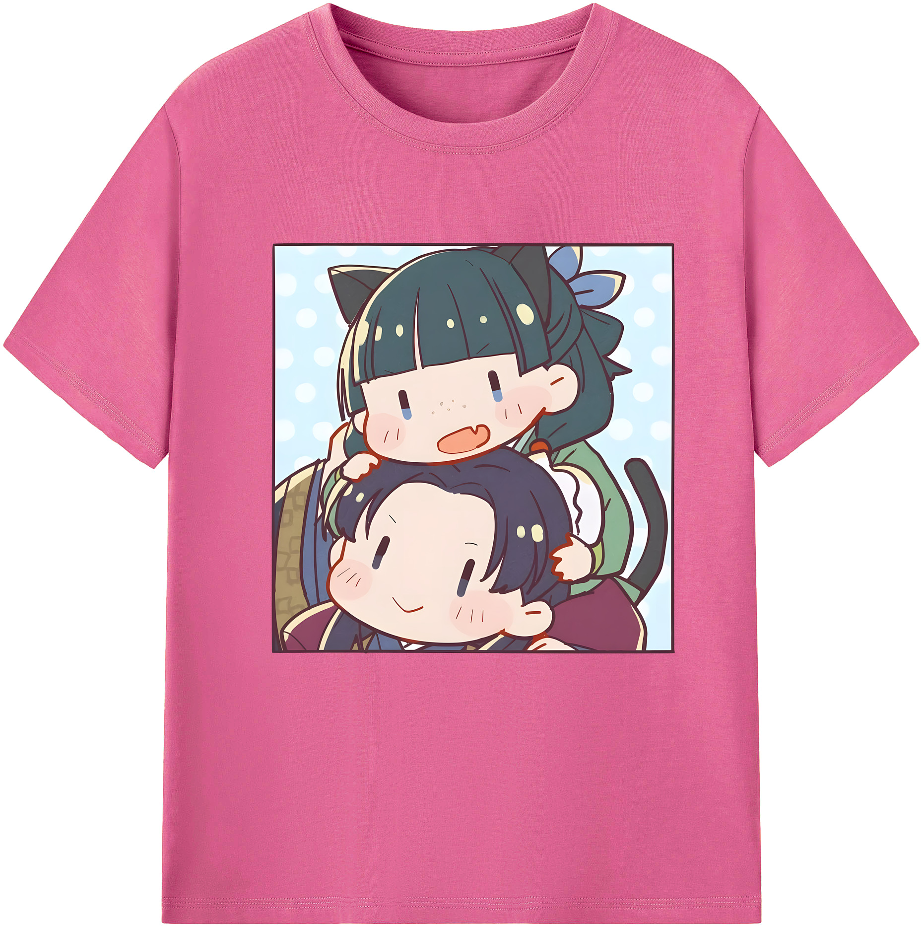 （画像用） 薬屋のひとりごと The Apothecary Diaries レディースカジュアルプリントTシャツ（綿100％）