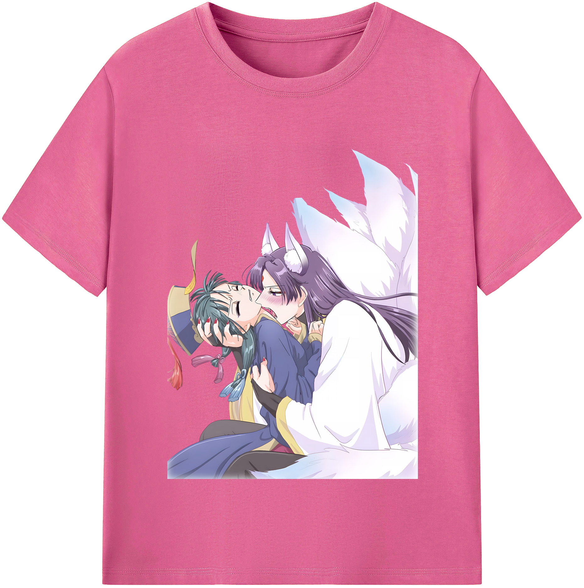 （画像用） 薬屋のひとりごと The Apothecary Diaries レディースカジュアルプリントTシャツ（綿100％）