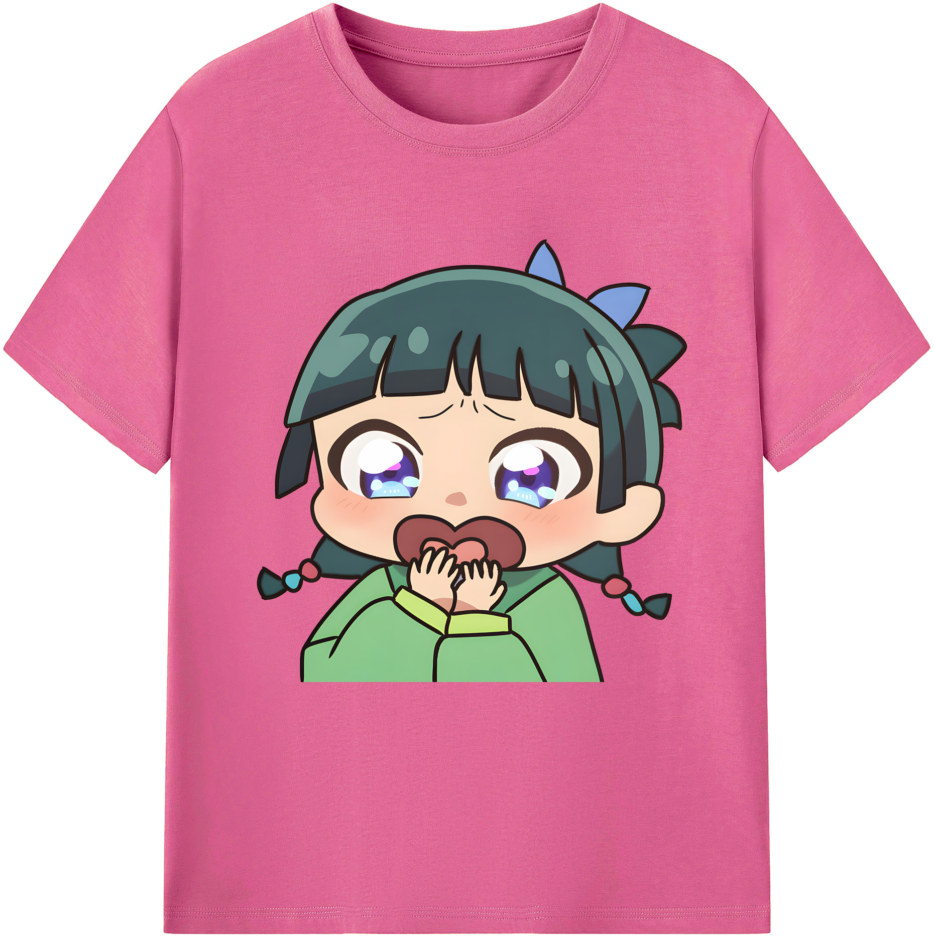 （画像用） 薬屋のひとりごと The Apothecary Diaries レディースカジュアルプリントTシャツ（綿100％）