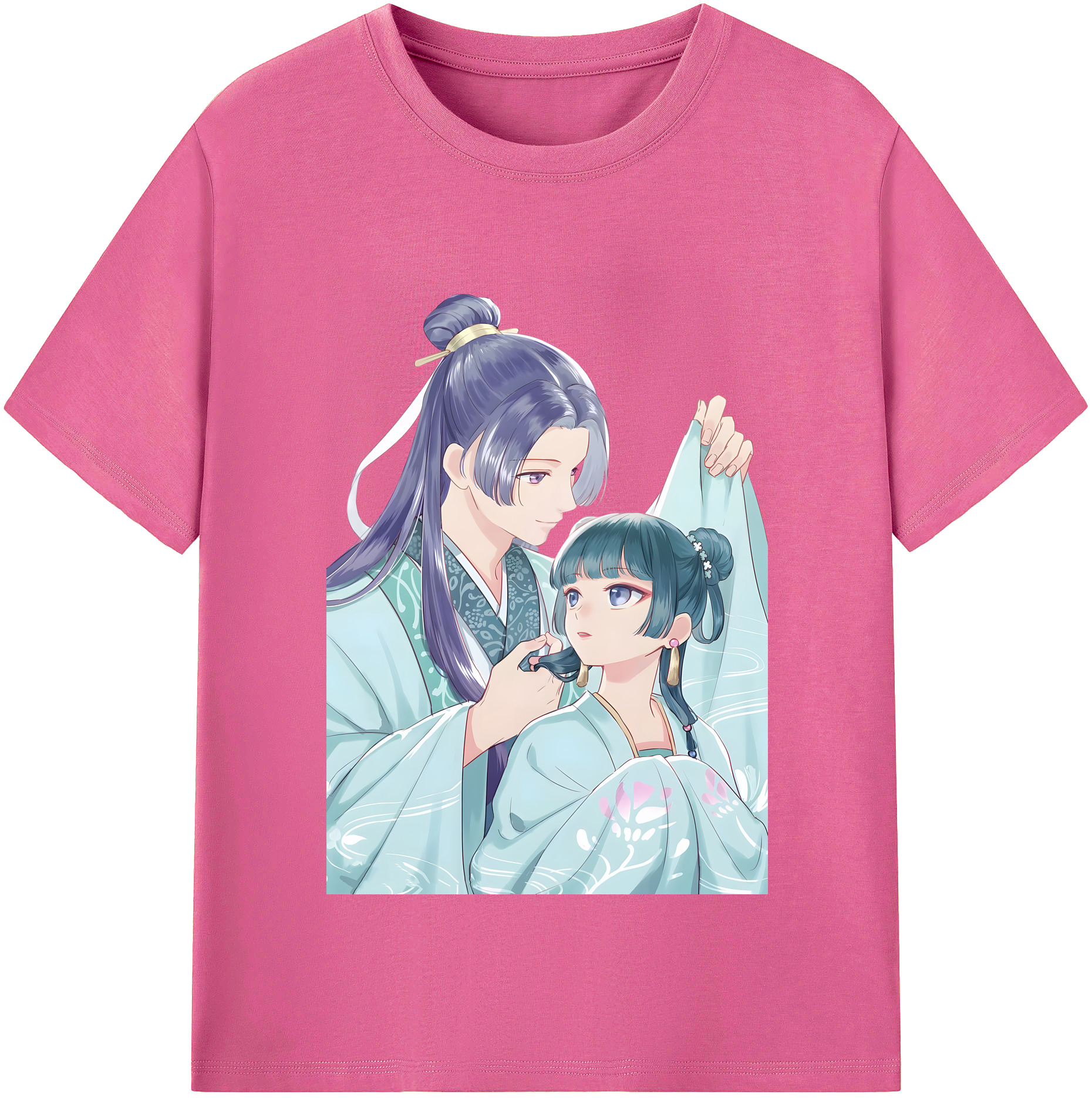 （画像用） 薬屋のひとりごと The Apothecary Diaries レディースカジュアルプリントTシャツ（綿100％）