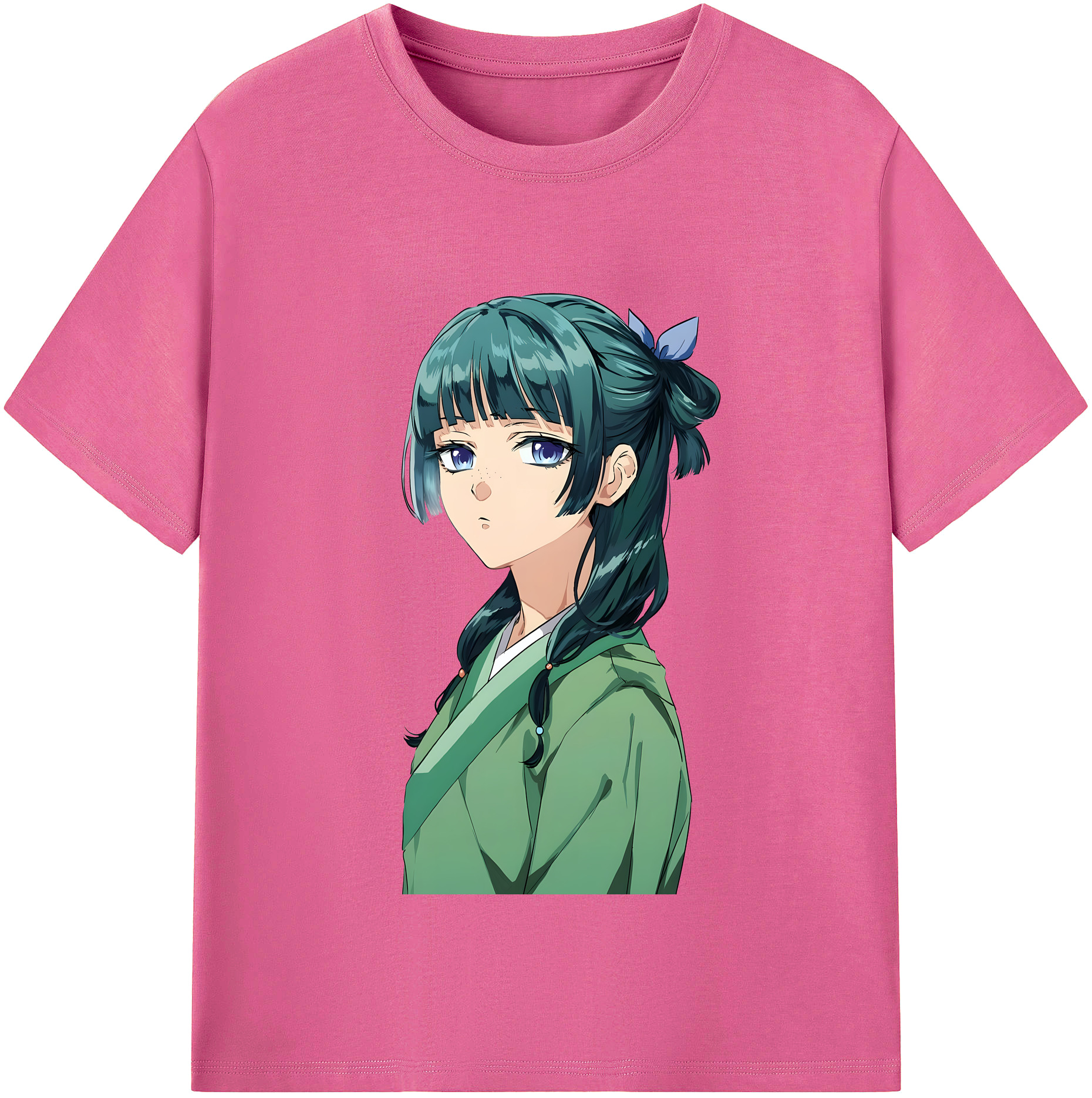 （画像用） 薬屋のひとりごと The Apothecary Diaries レディースカジュアルプリントTシャツ（綿100％）