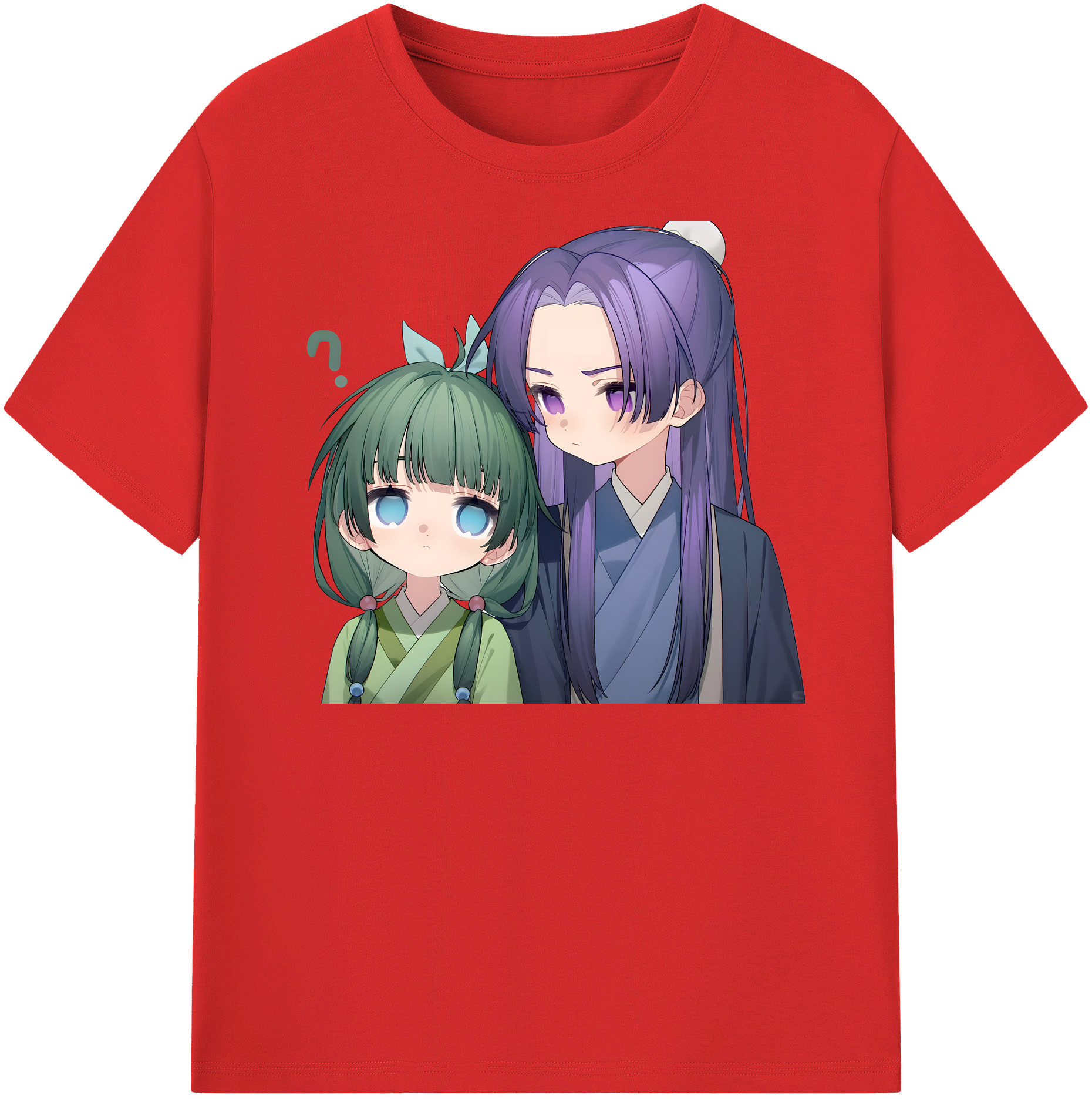 （画像用） 薬屋のひとりごと The Apothecary Diaries レディースカジュアルプリントTシャツ（綿100％）