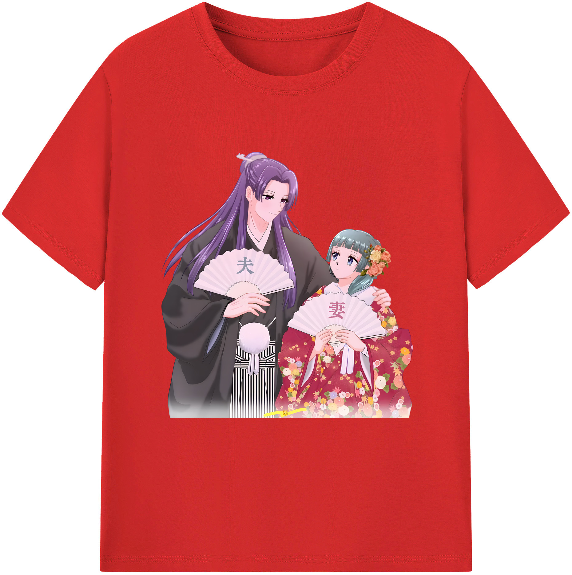 （画像用） 薬屋のひとりごと The Apothecary Diaries レディースカジュアルプリントTシャツ（綿100％）