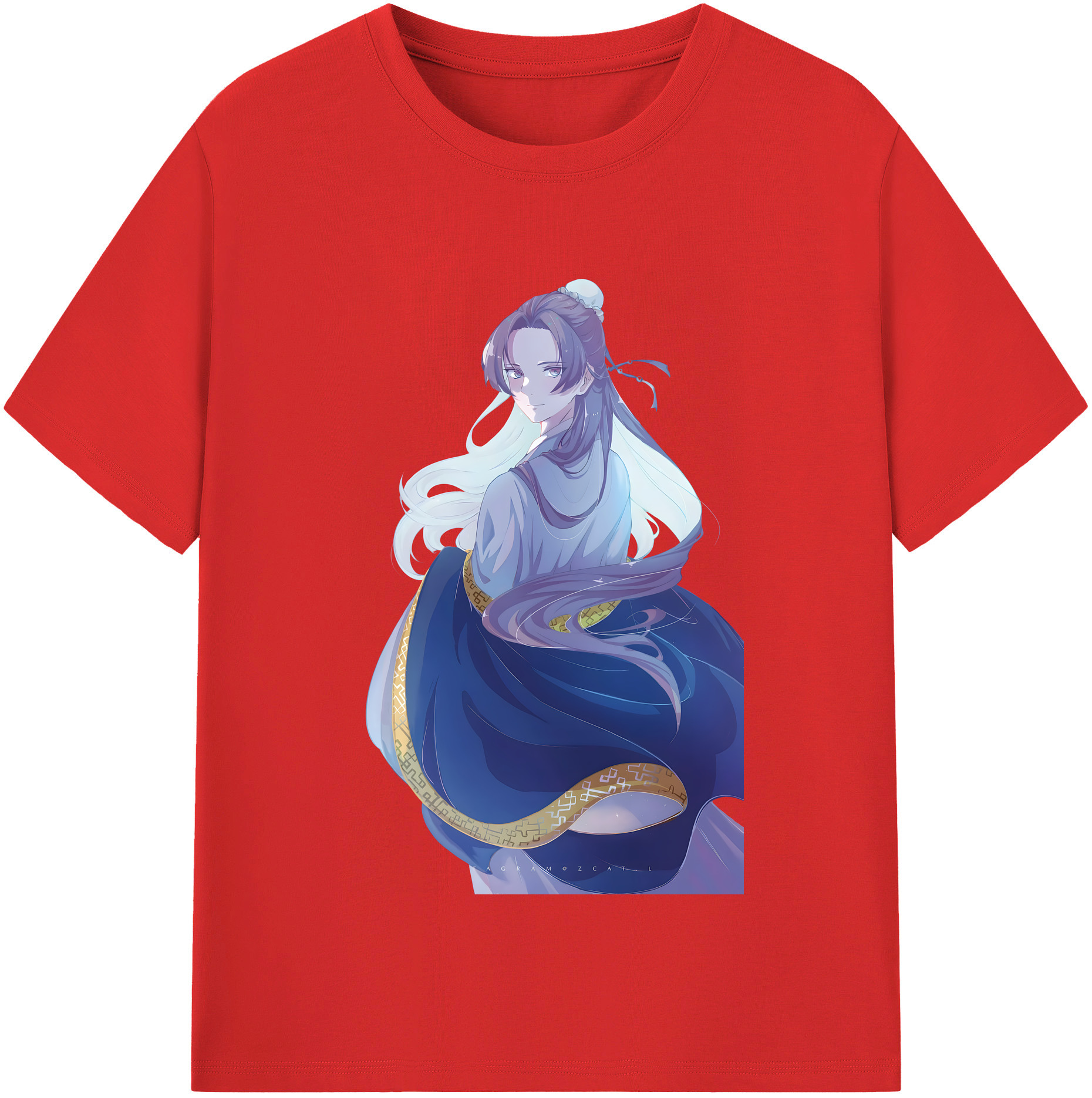 （画像用） 薬屋のひとりごと The Apothecary Diaries レディースカジュアルプリントTシャツ（綿100％）