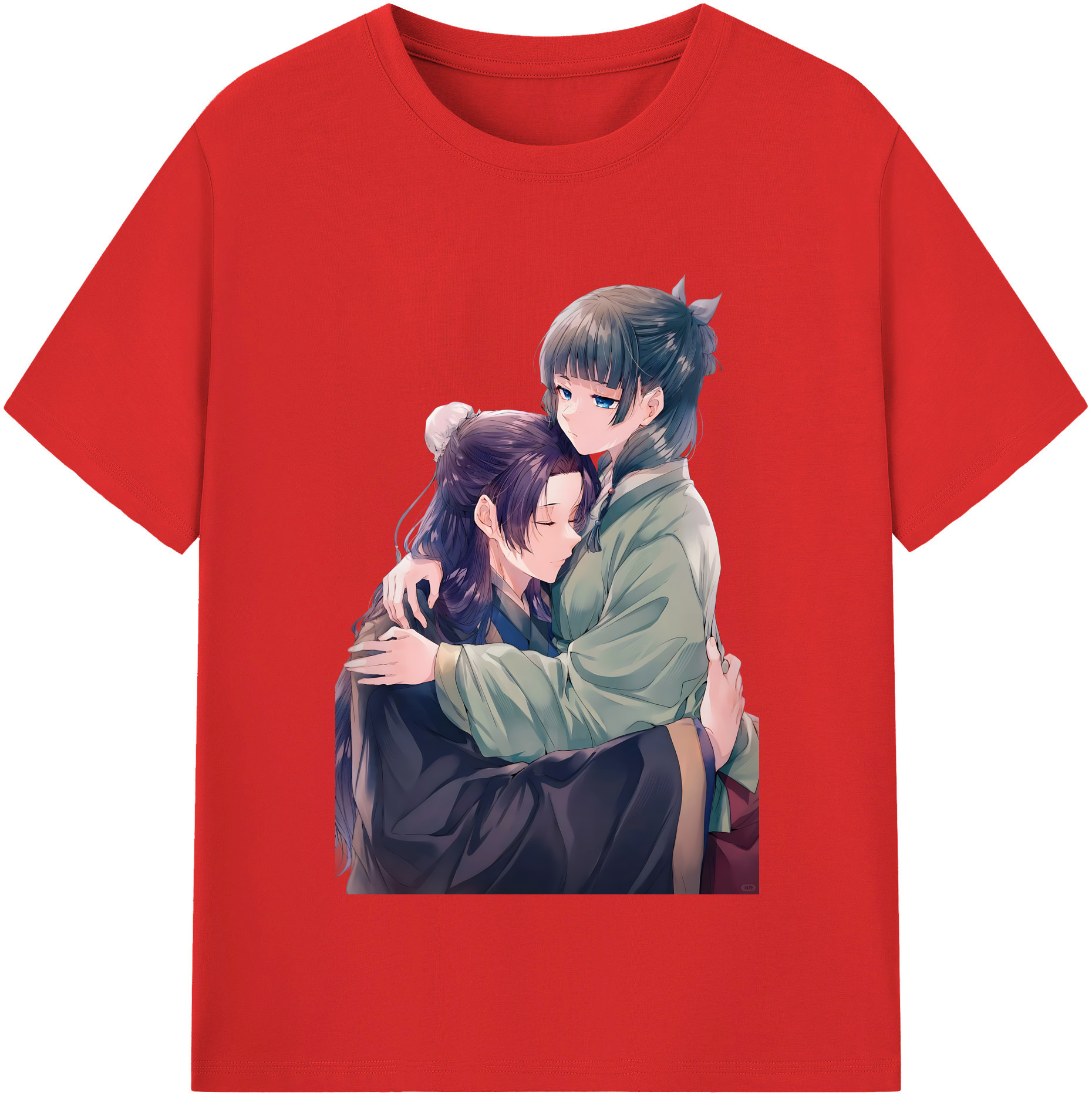 （画像用） 薬屋のひとりごと The Apothecary Diaries レディースカジュアルプリントTシャツ（綿100％）