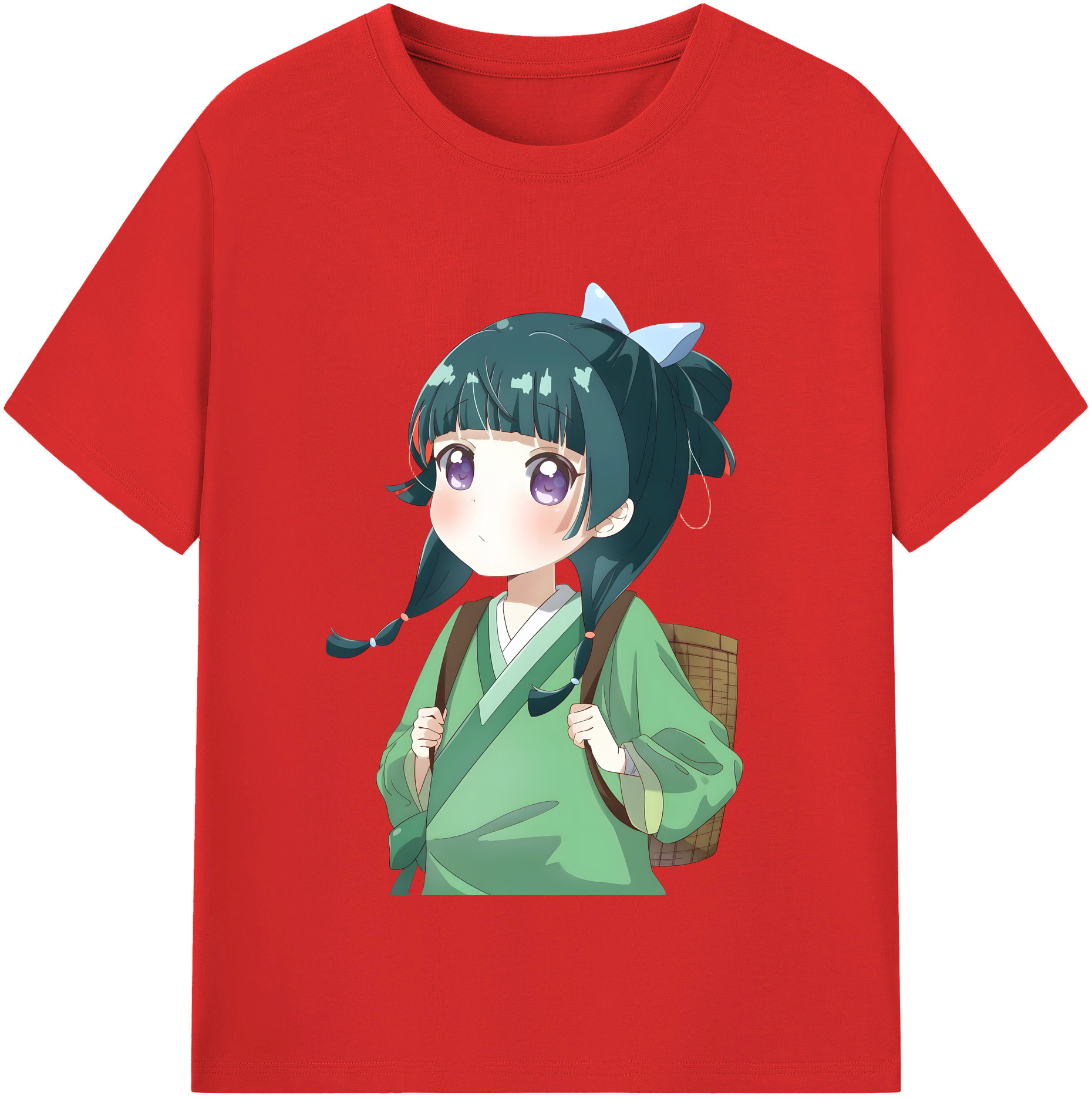 （画像用） 薬屋のひとりごと The Apothecary Diaries レディースカジュアルプリントTシャツ（綿100％）