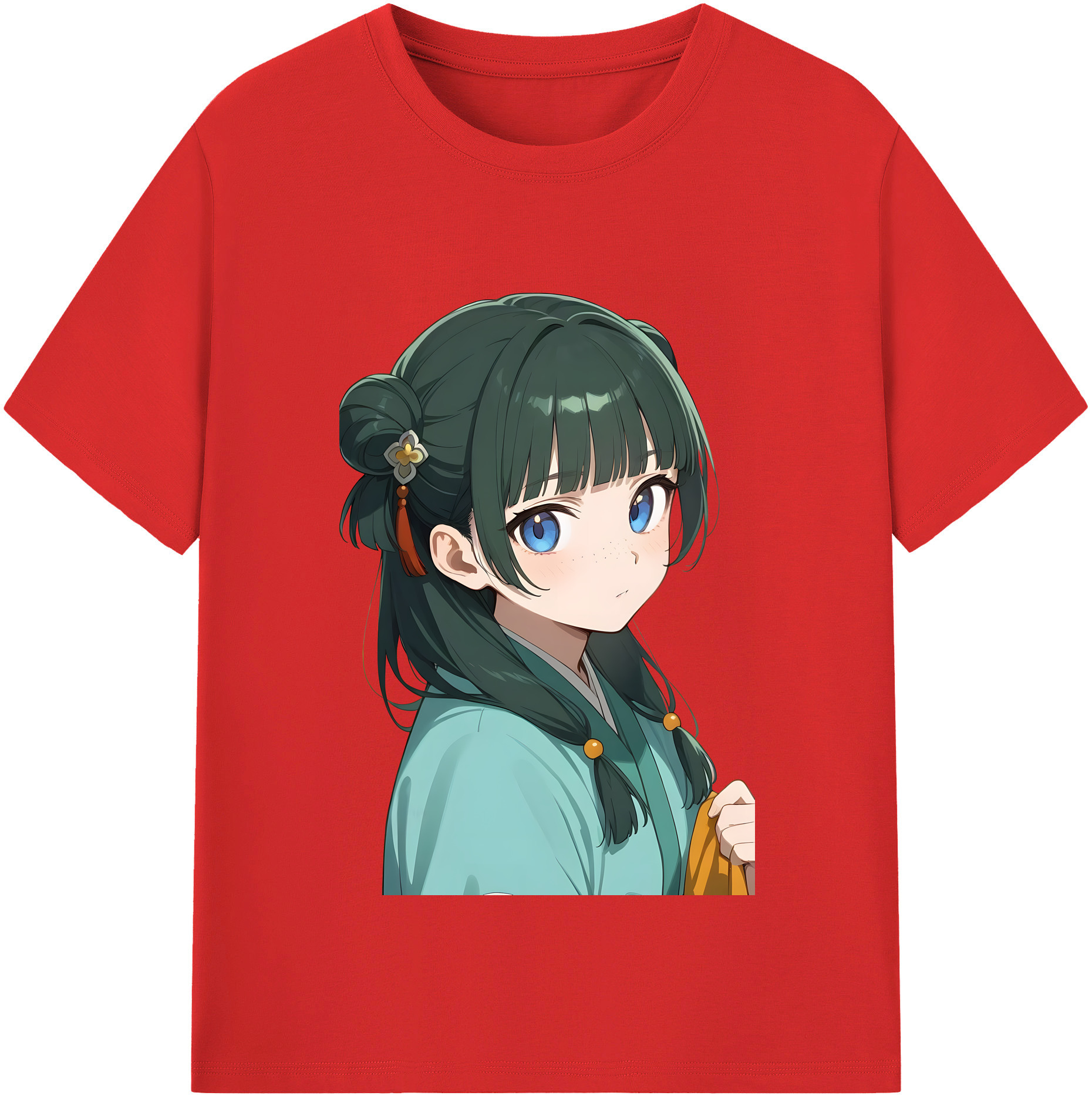 （画像用） 薬屋のひとりごと The Apothecary Diaries レディースカジュアルプリントTシャツ（綿100％）