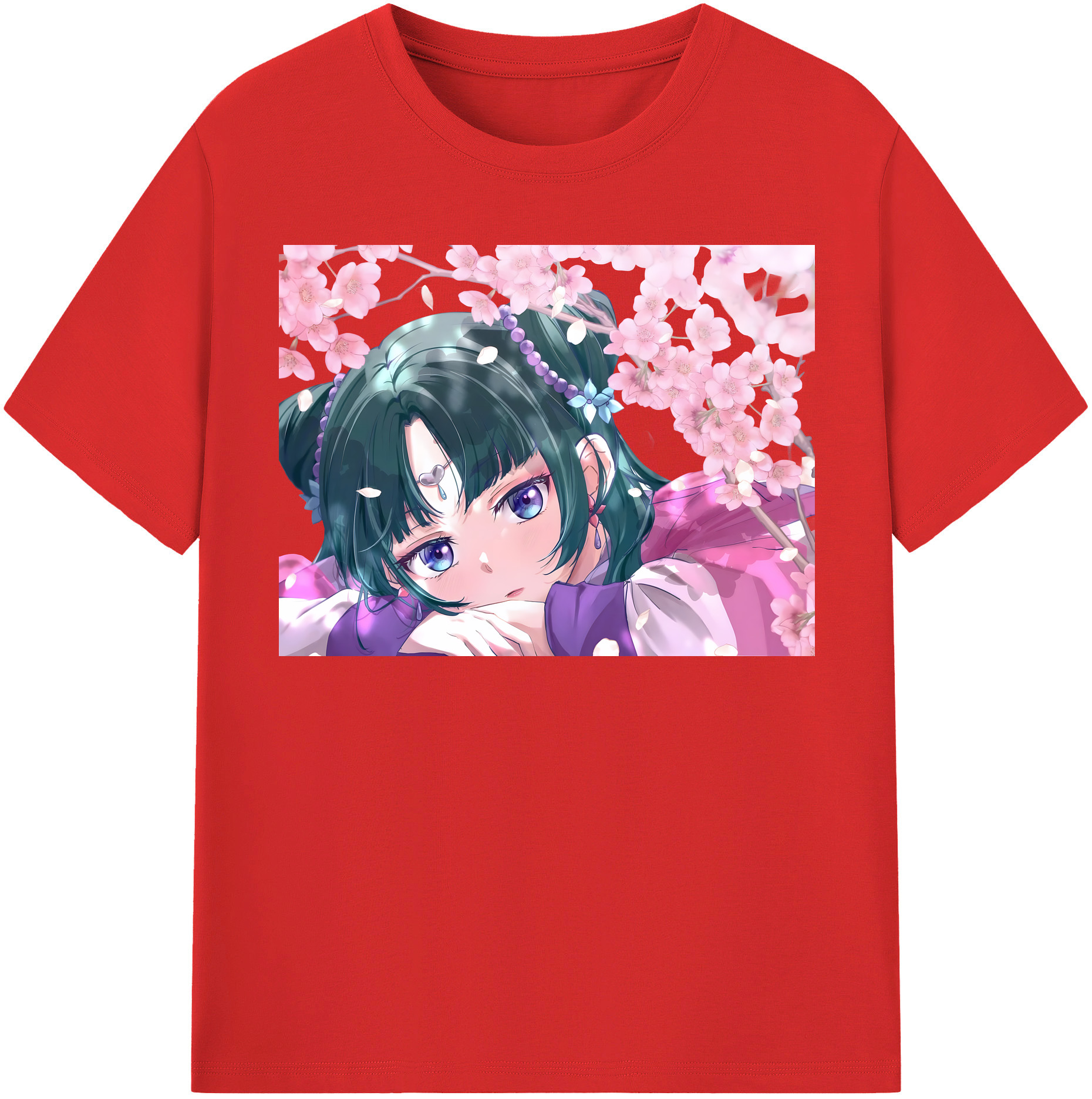 （画像用） 薬屋のひとりごと The Apothecary Diaries レディースカジュアルプリントTシャツ（綿100％）