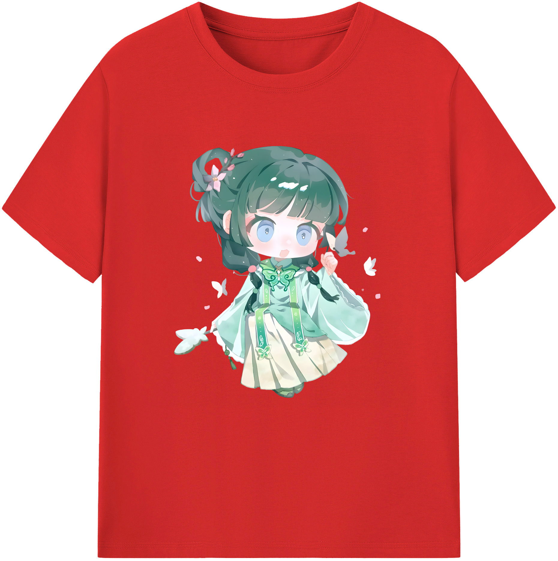 （画像用） 薬屋のひとりごと The Apothecary Diaries レディースカジュアルプリントTシャツ（綿100％）
