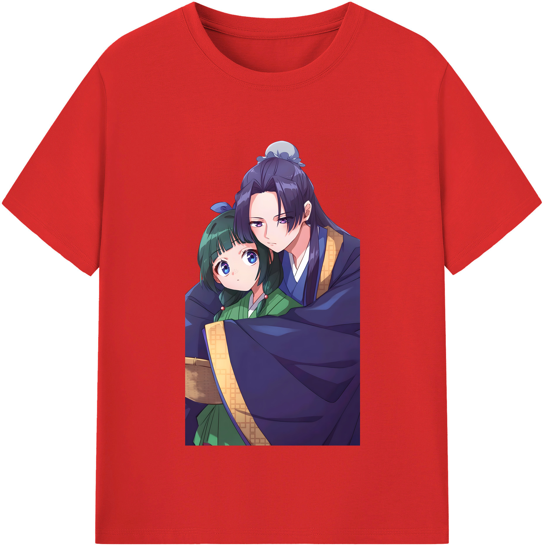 （画像用） 薬屋のひとりごと The Apothecary Diaries レディースカジュアルプリントTシャツ（綿100％）