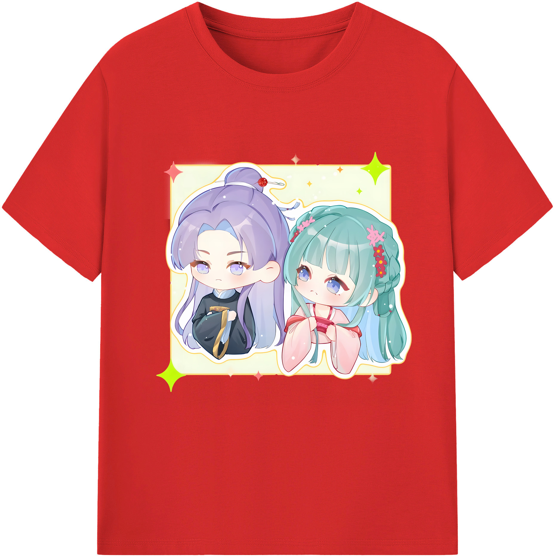 （画像用） 薬屋のひとりごと The Apothecary Diaries レディースカジュアルプリントTシャツ（綿100％）
