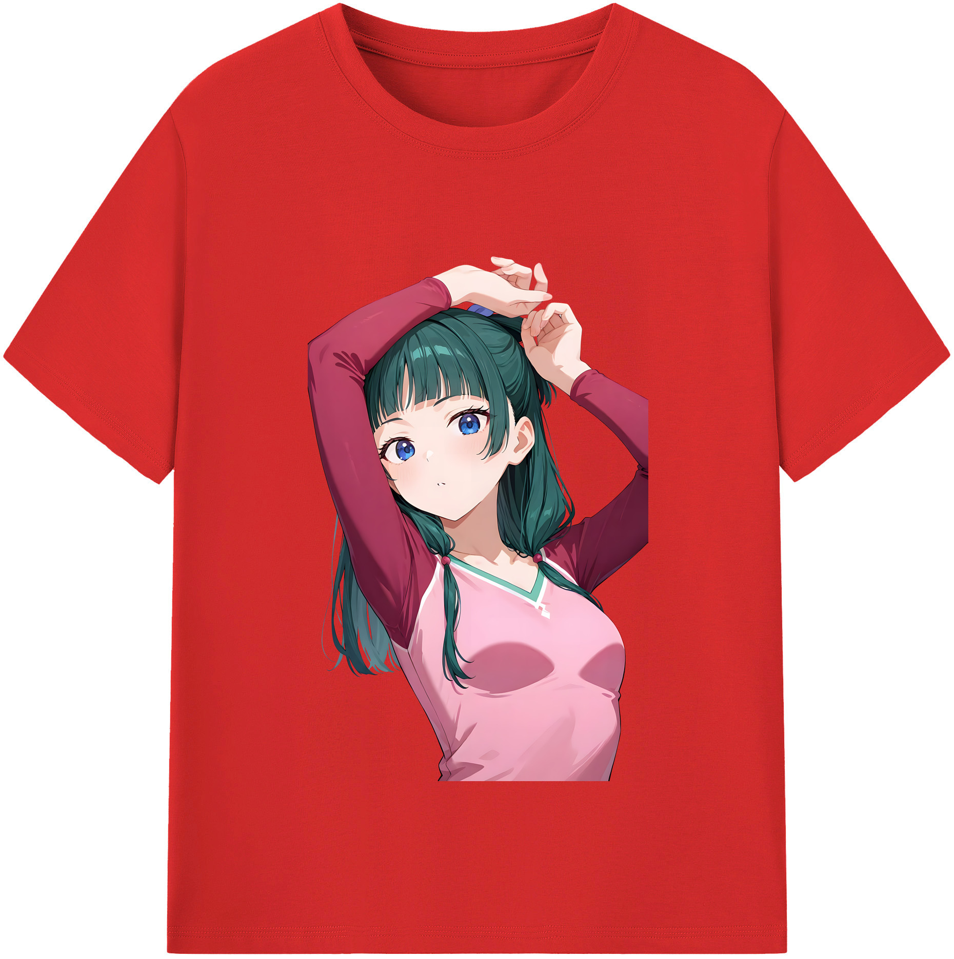 （画像用） 薬屋のひとりごと The Apothecary Diaries レディースカジュアルプリントTシャツ（綿100％）
