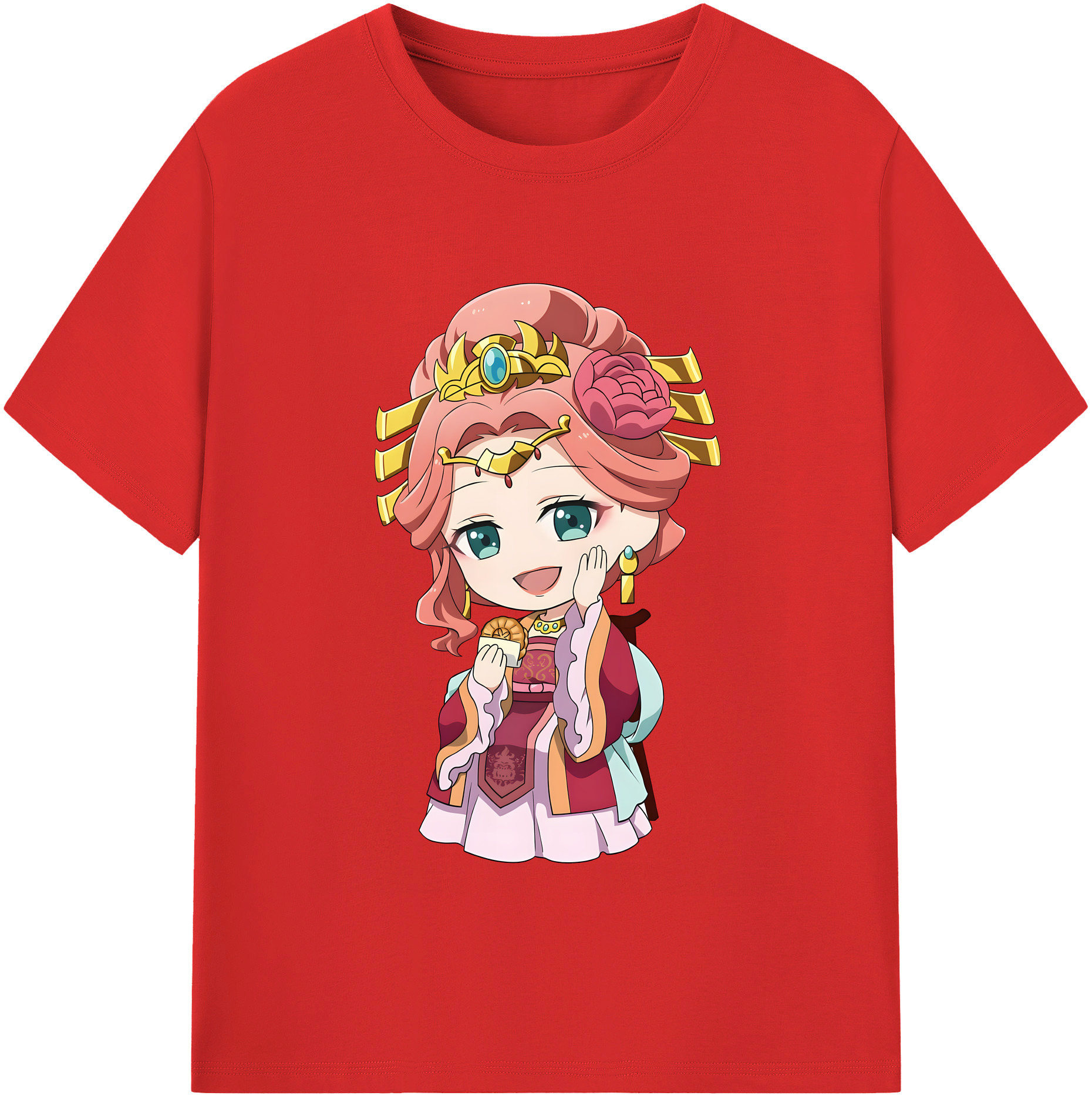 （画像用） 薬屋のひとりごと The Apothecary Diaries レディースカジュアルプリントTシャツ（綿100％）