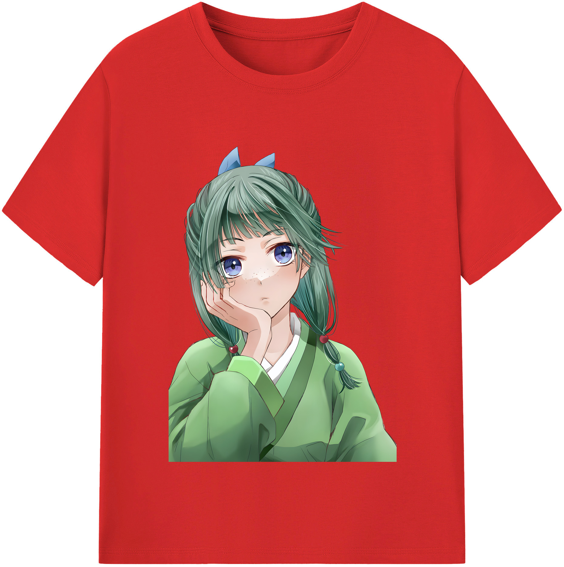 （画像用） 薬屋のひとりごと The Apothecary Diaries レディースカジュアルプリントTシャツ（綿100％）