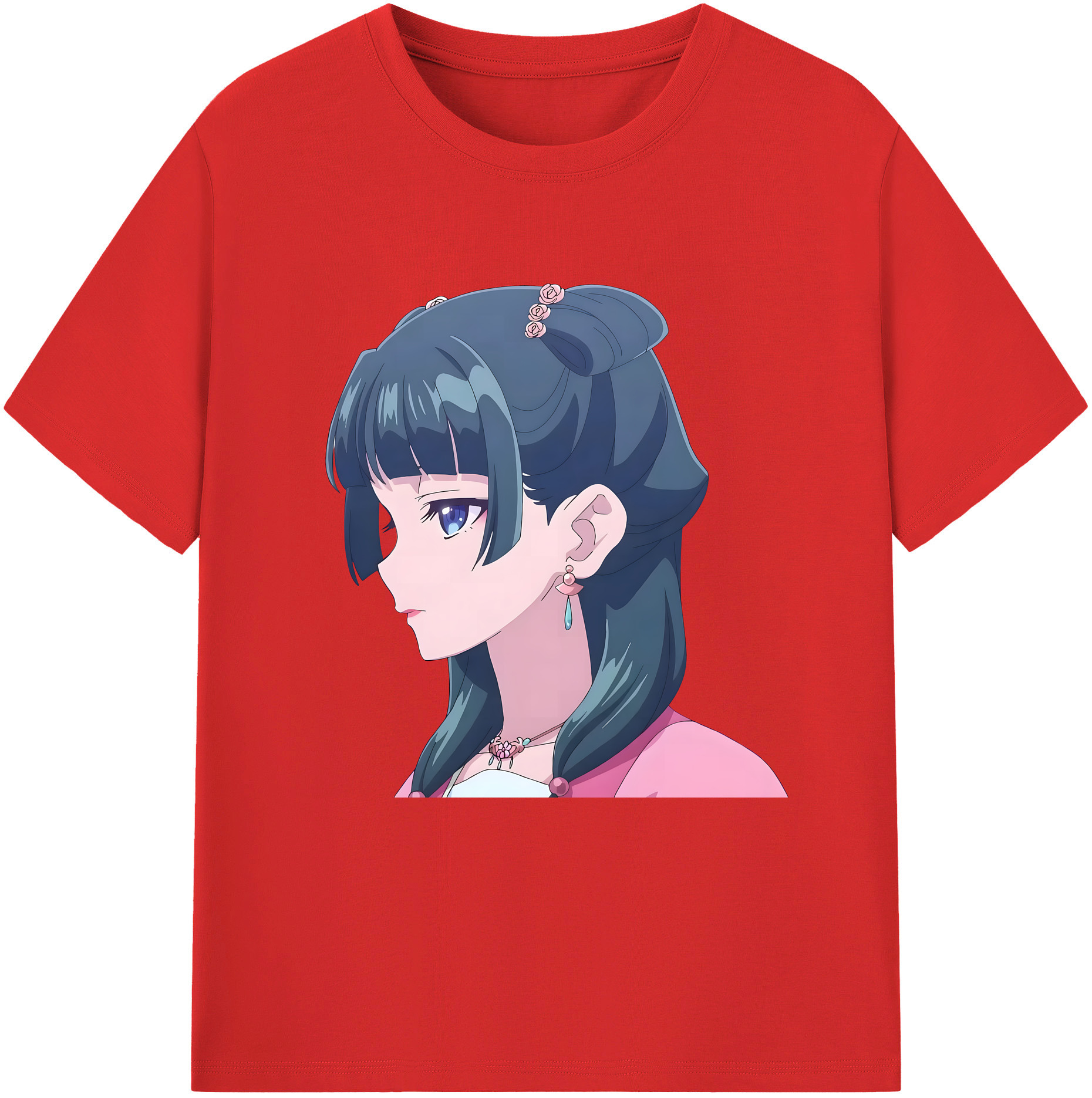（画像用） 薬屋のひとりごと The Apothecary Diaries レディースカジュアルプリントTシャツ（綿100％）
