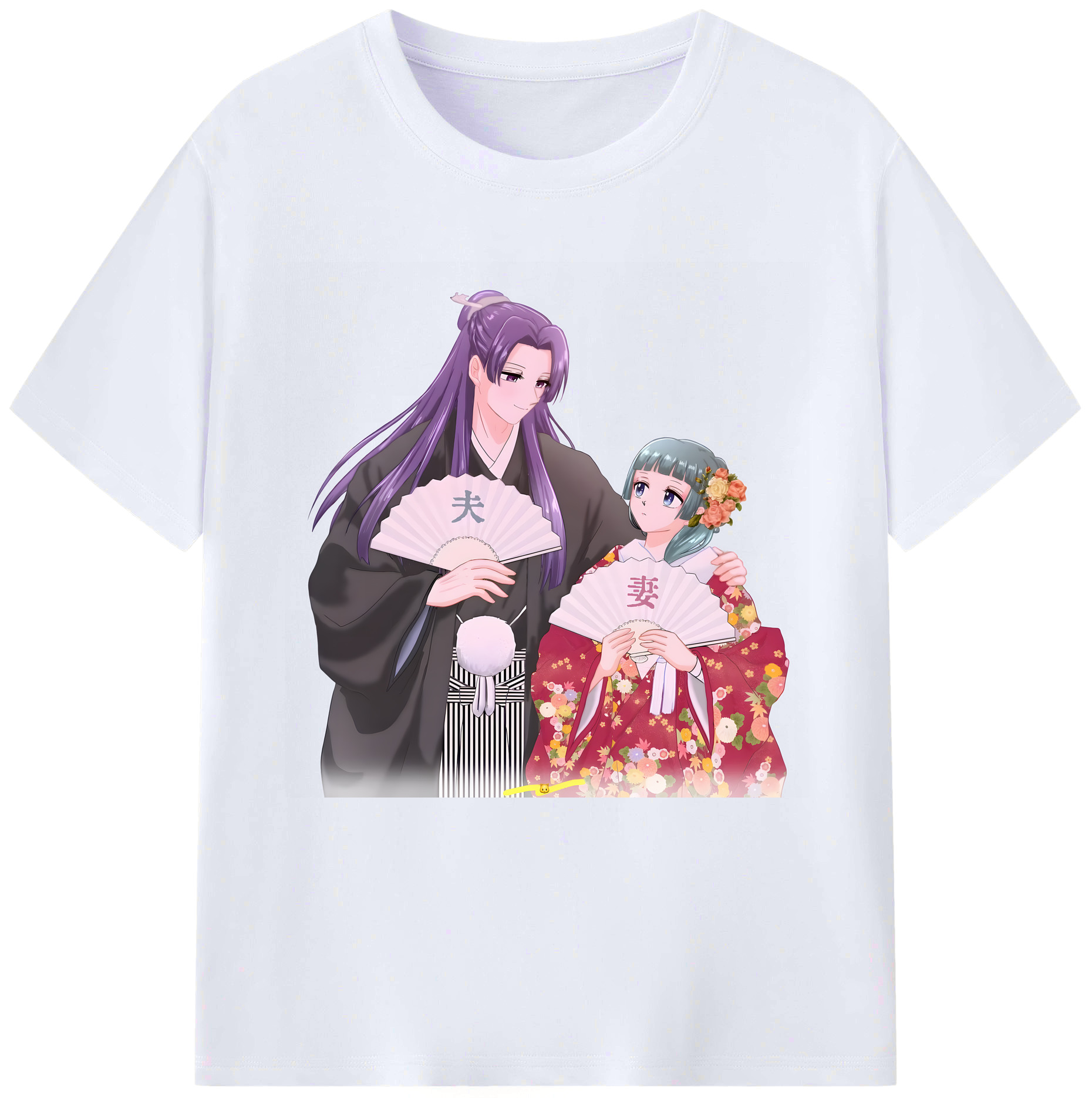 （画像用） 薬屋のひとりごと The Apothecary Diaries レディースカジュアルプリントTシャツ（綿100％）