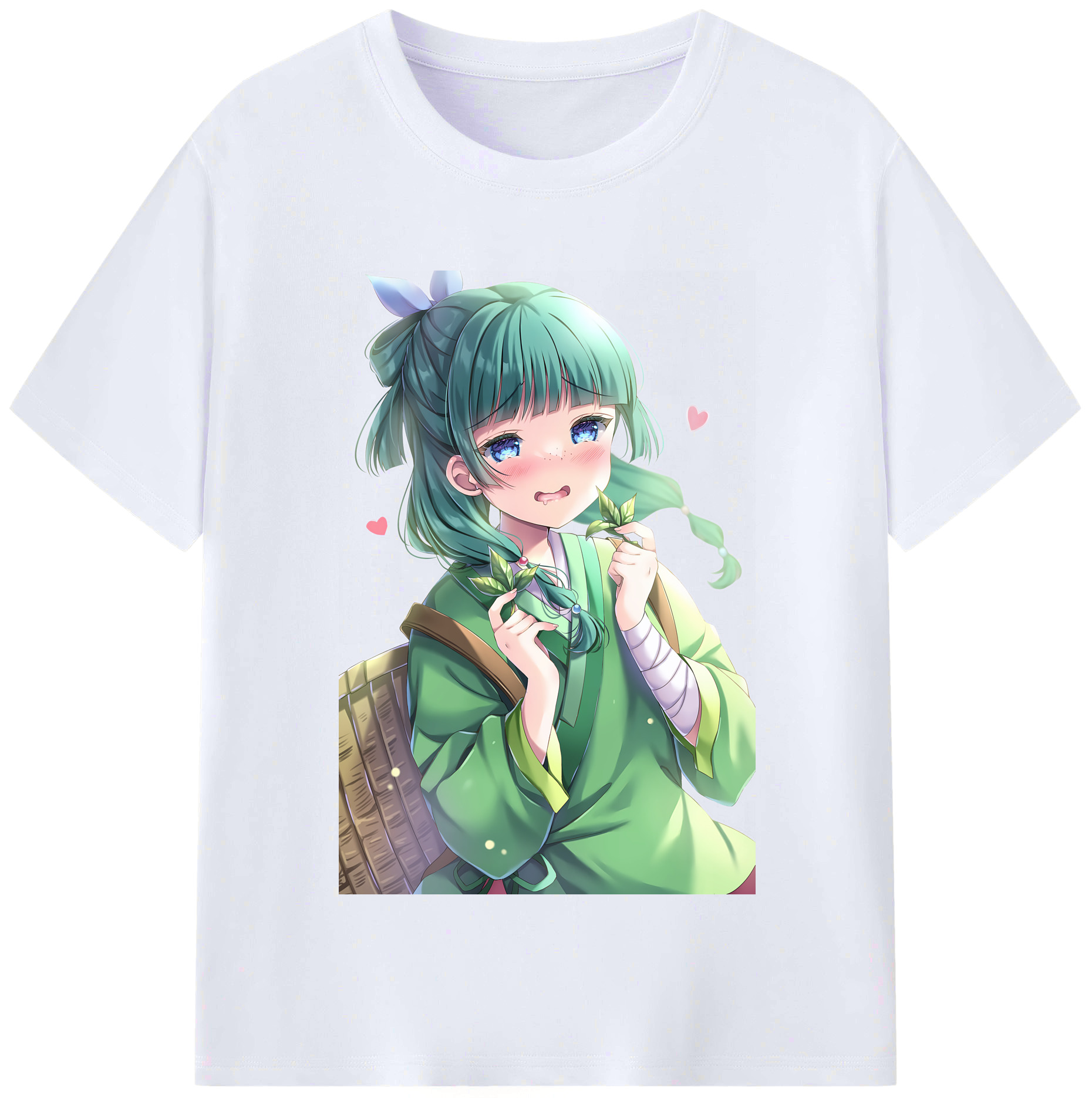 （画像用） 薬屋のひとりごと The Apothecary Diaries レディースカジュアルプリントTシャツ（綿100％）